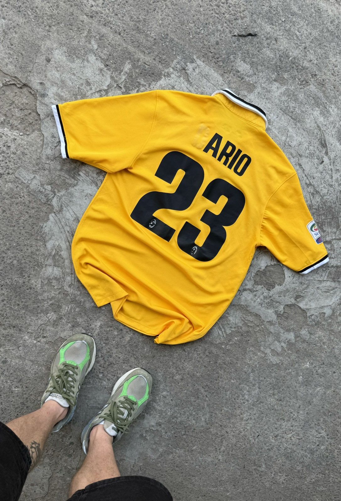 Other Juventus 2014 Away Y2K Yellow Blokecore Drill Soccer Jersey Size US M / EU 48-50 / 2 - 2 Thumbnail