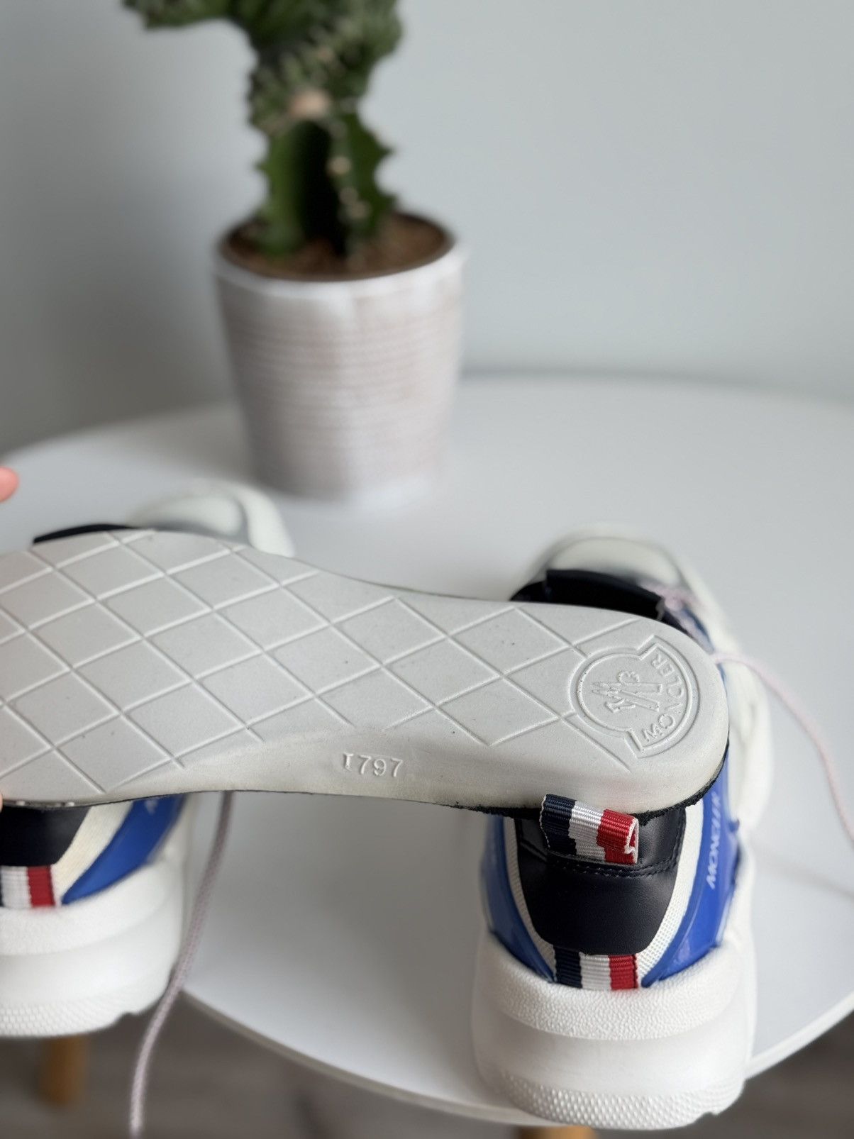 Moncler Moncler Anakin Sneakers Trevor Scarpa White Chunky Sneakers Size US 10 / EU 43 - 18 Thumbnail