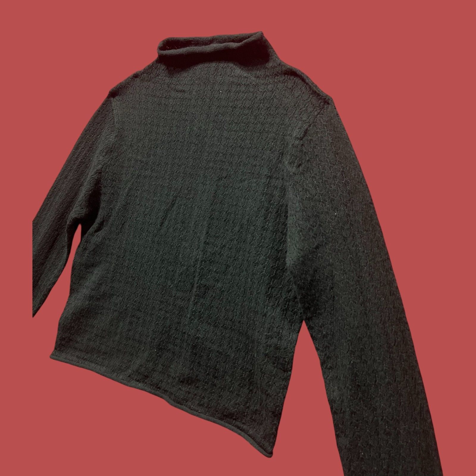 Other Wild Fable - Women's Mock Turtleneck Pointelle Pullover Swea Size XS / US 0-2 / IT 36-38 - 14 Thumbnail