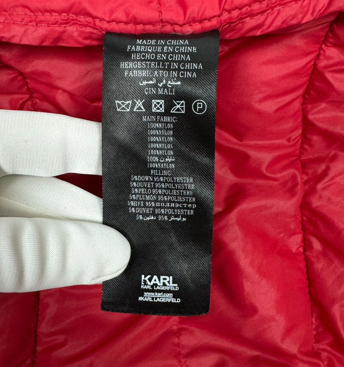 Karl Lagerfeld Karl Lagerfeld Faux Down Quilted Jacket size L Size L / US 10 / IT 46 - 14 Thumbnail