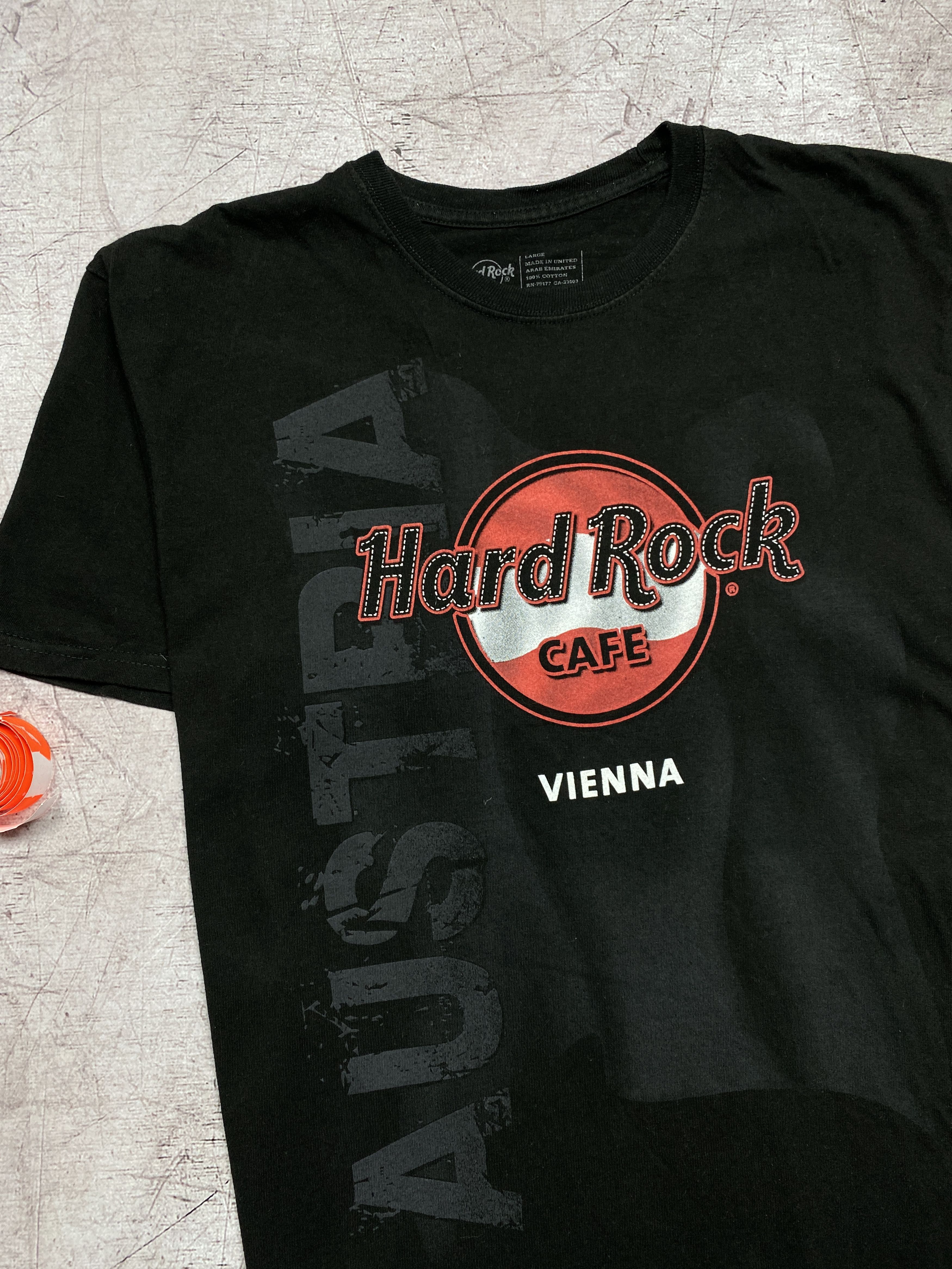 Hard Rock Cafe × Vintage Hard Rock Cafe Vienna vintage t-shirt tee Size US L / EU 52-54 / 3 - 3 Thumbnail