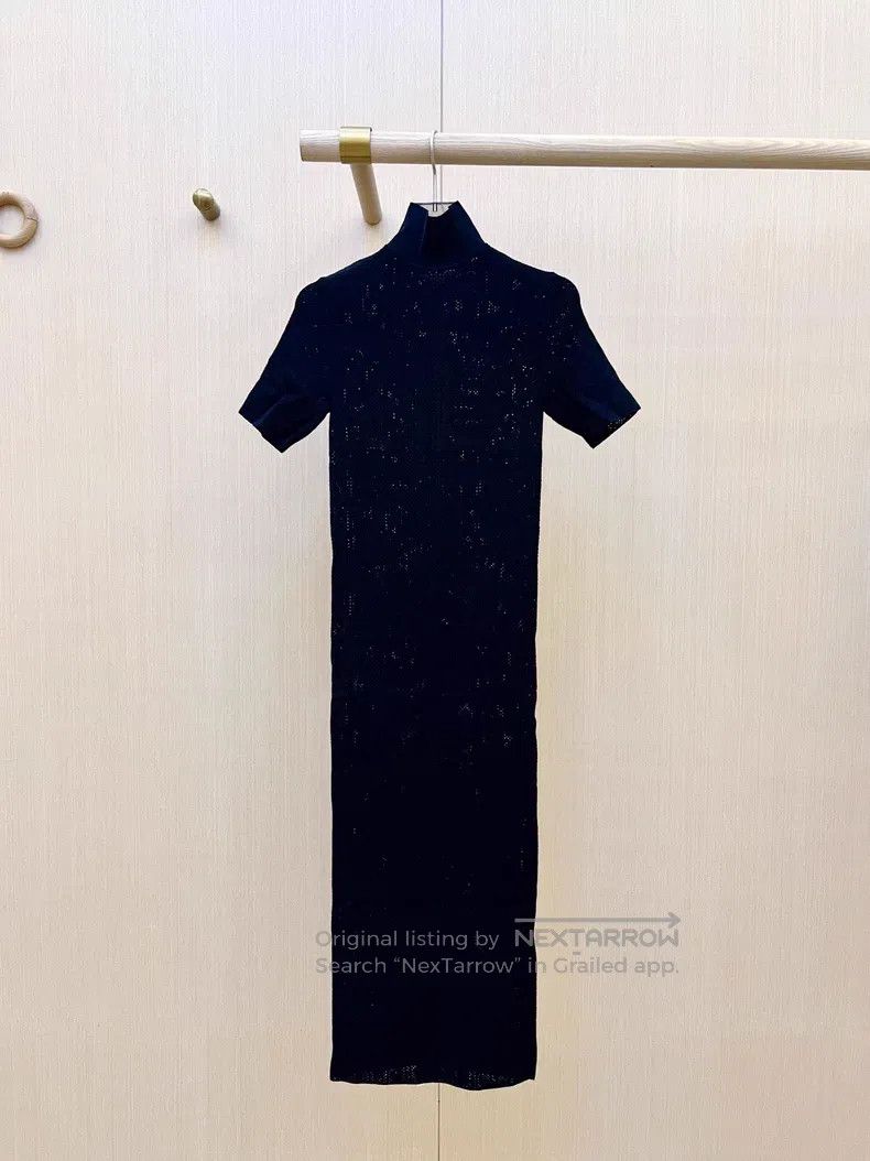 Fendi Fendi Black lace knit dress Size XS / US 0-2 / IT 36-38 - 2 Thumbnail