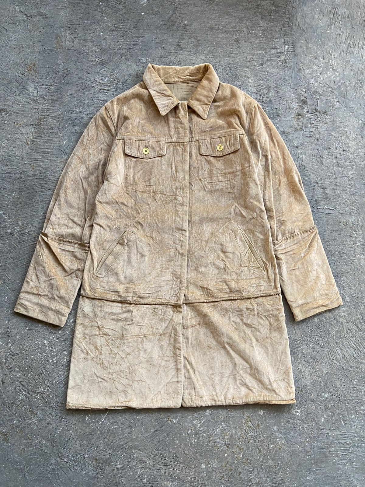 Helmut Lang 1997 Helmut Lang - Suede Coats Size US XS / EU 42 / 0 - 1 Thumbnail