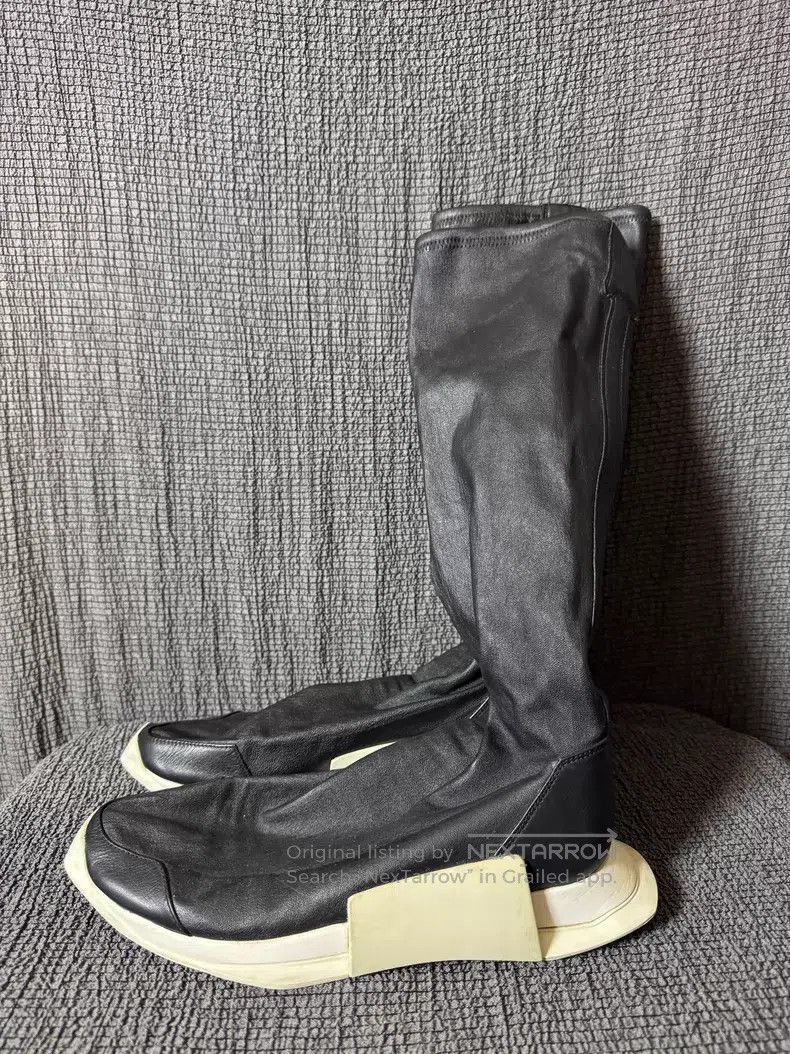Rick Owens Rick Owens Tall Lamb Leather Tank Boots Size US 7 / EU 40 - 4 Thumbnail