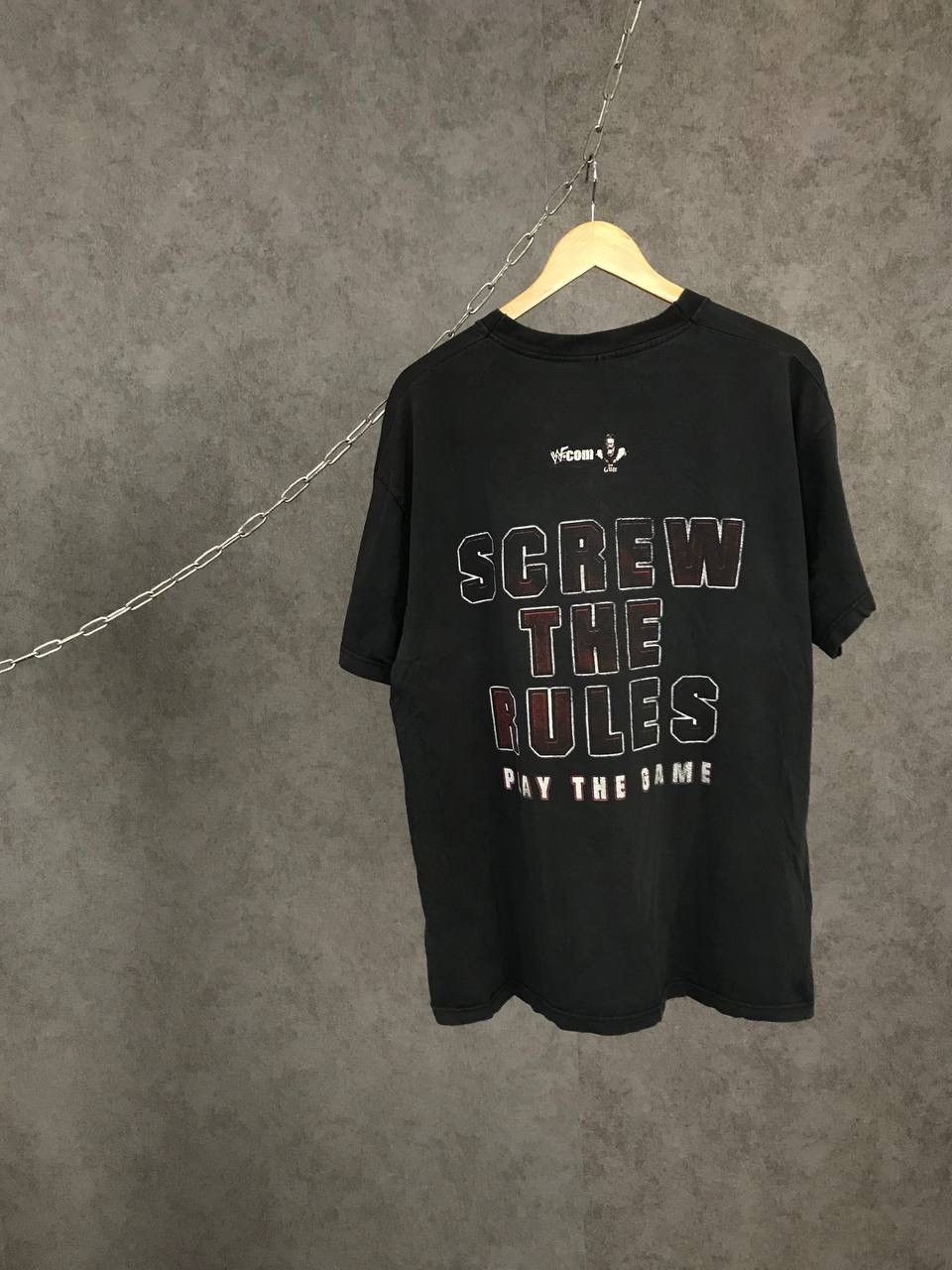 WWE Triple H WWE WWF vintage wrestling overprinted tee Size US XL / EU 56 / 4 - 2 Thumbnail