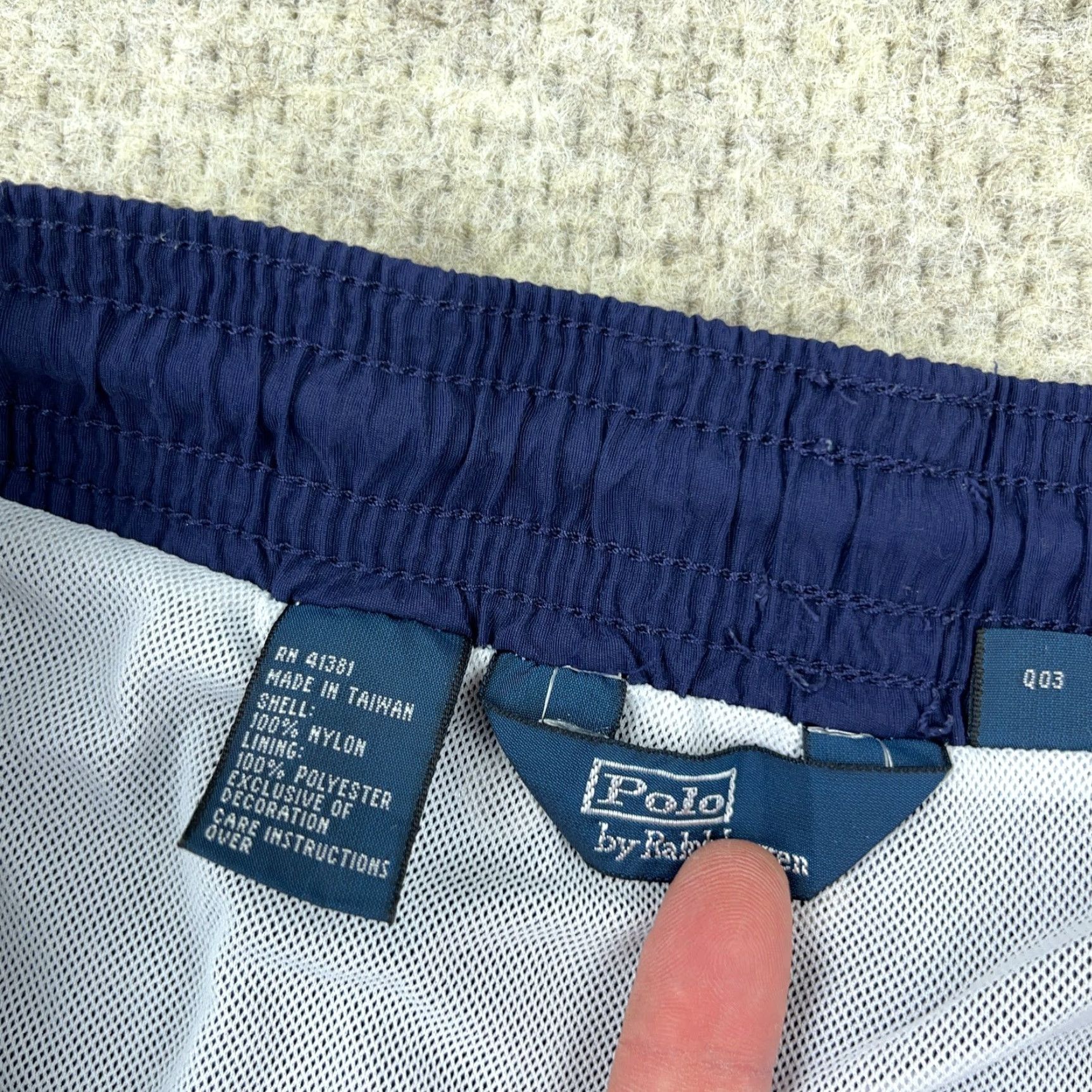 Polo Ralph Lauren VINTAGE Polo Ralph Lauren Swim Trunks Men L Blue Polo Ralph Lauren Swim Trunks Men L Blue ShortS Green Pony Y2K Size US L / EU 52-54 / 3 - 3 Thumbnail