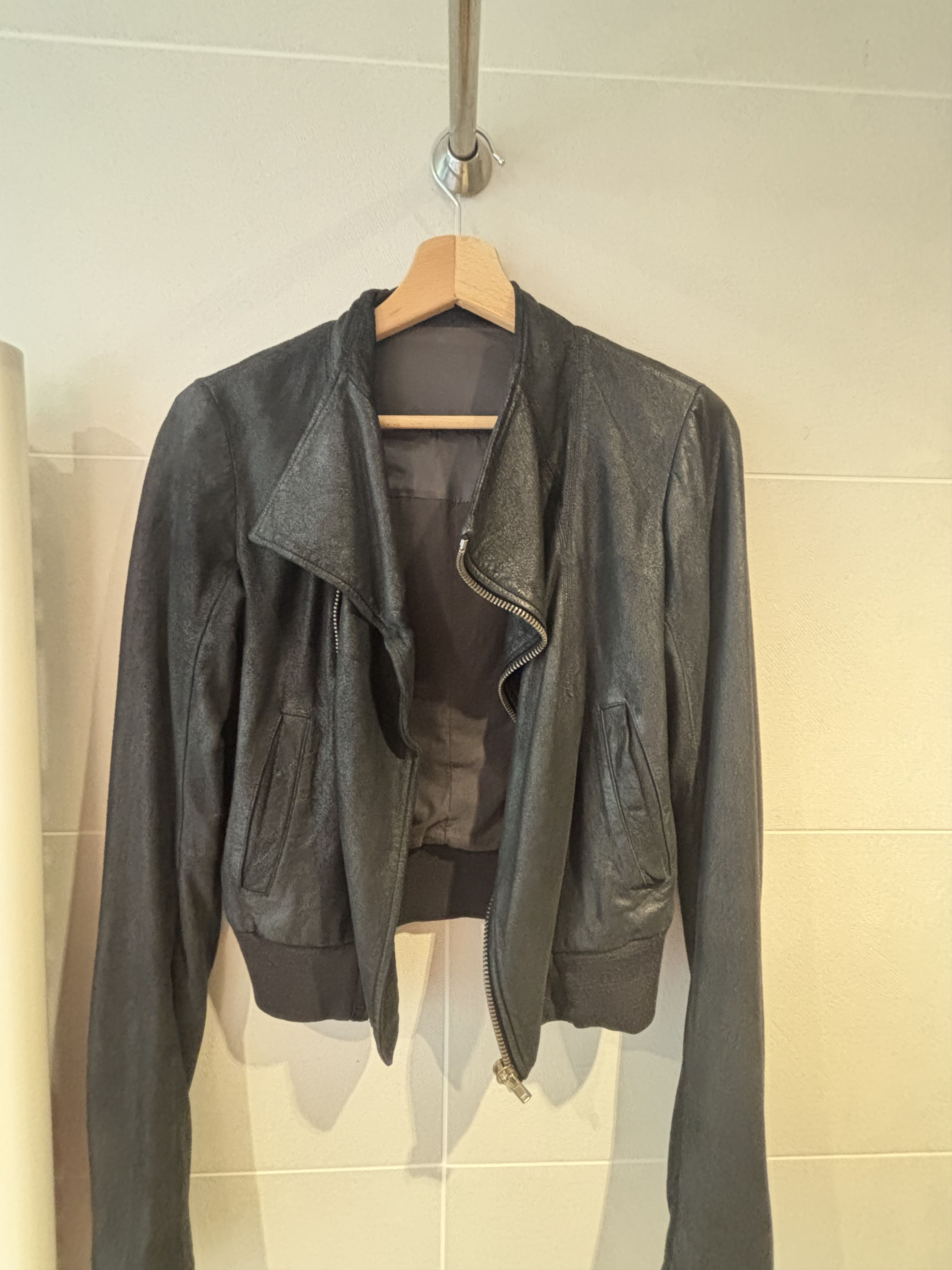 Rick Owens VESTE EN CUIR RICK OWENS Size S / US 4 / IT 40 - 2 Thumbnail