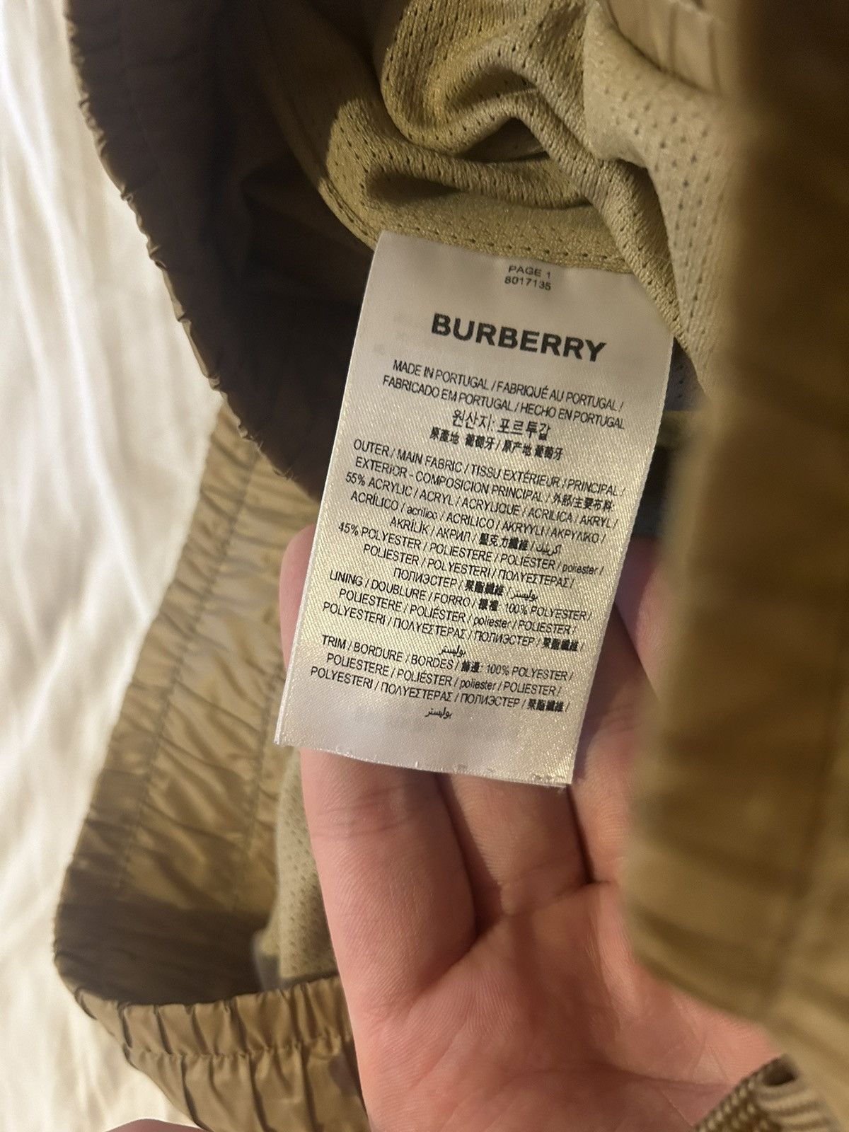Burberry Shorts worn once