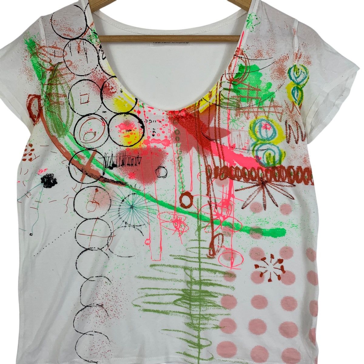 Issey Miyake Vintage TSUMORI CHISATO ISSEY MIYAKE Artwork Tee Shirt Top Size US S / EU 44-46 / 1 - 3 Thumbnail