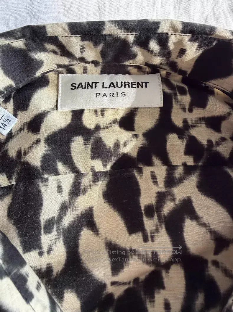 Saint Laurent Paris Saint Laurent Paris size 37 Floral Shirt Size US M / EU 48-50 / 2 - 2 Thumbnail