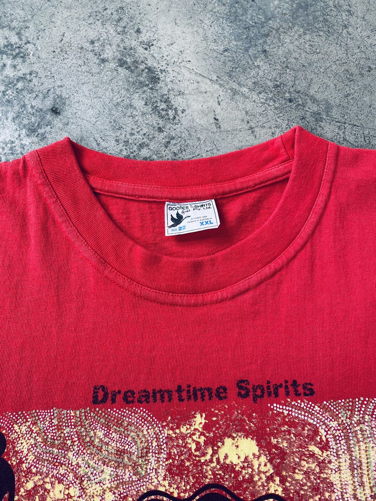 Vintage Vintage Art Dream Time Spirits Alien Oversized Tees Size US XXL / EU 58 / 5 - 5 Thumbnail