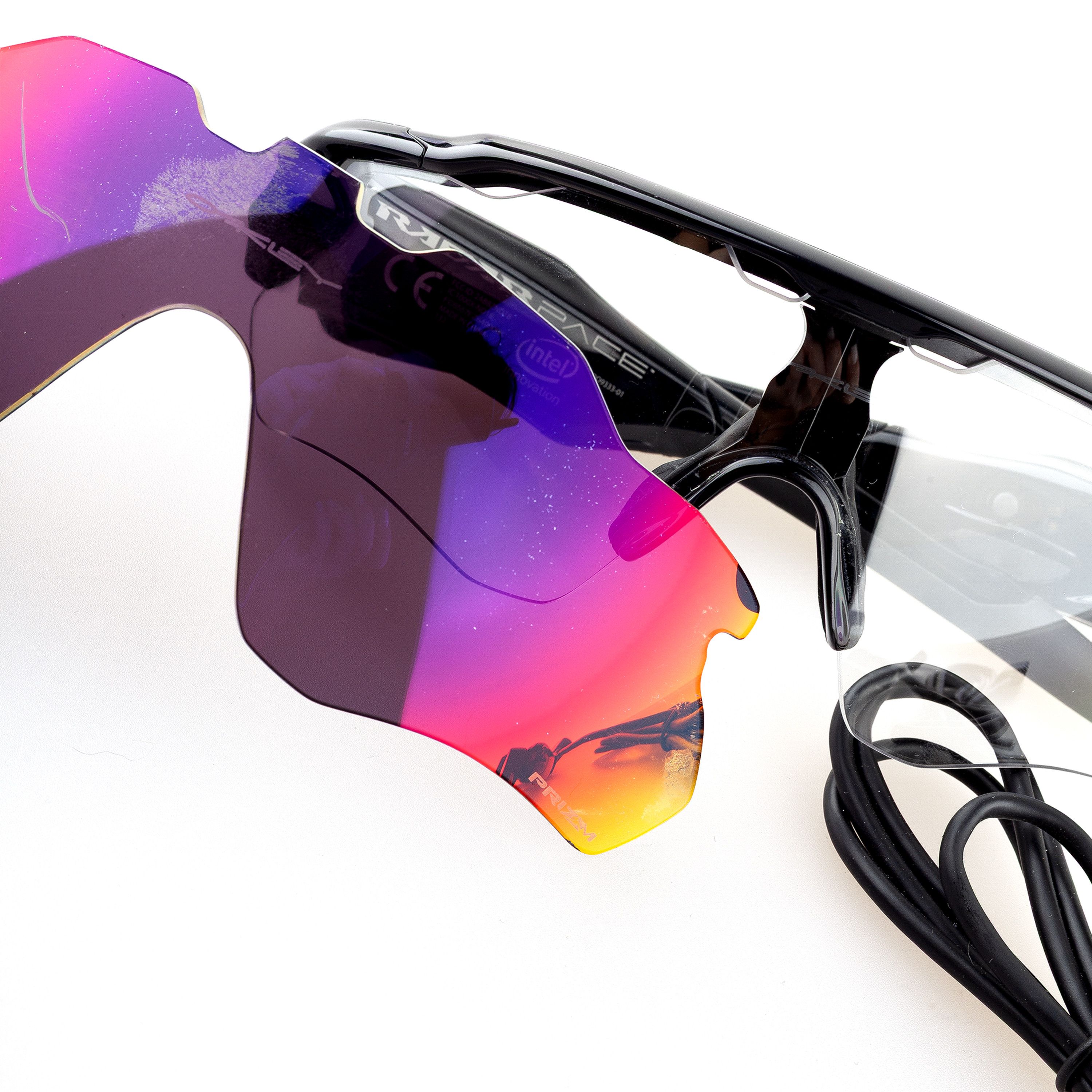 Oakley Oakley Radar Pace Intel OO9333-01 With Prizm Lens Sunglasses Size ONE SIZE - 15 Thumbnail