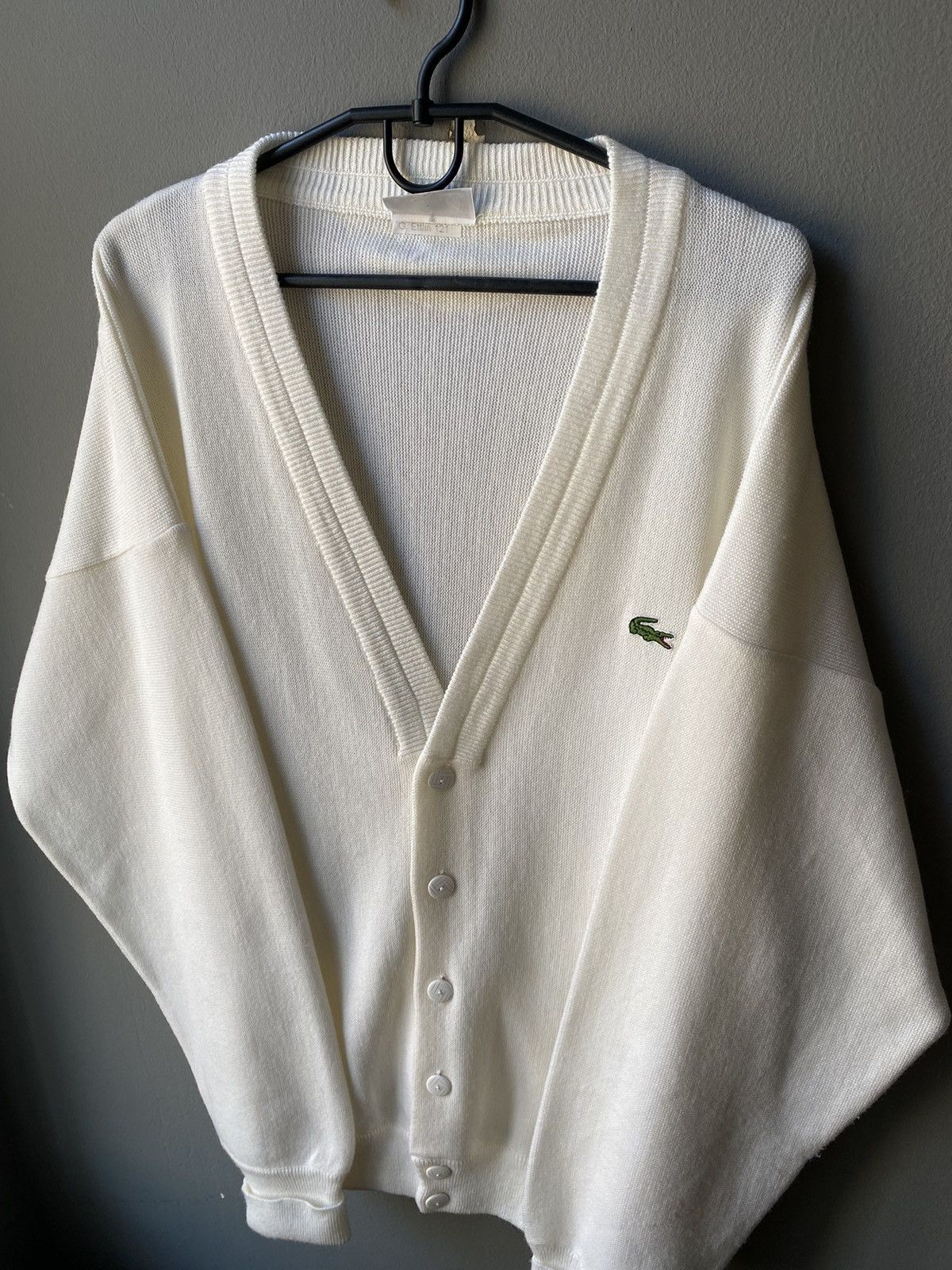Lacoste Vintage 80s Lacoste Cardigan Very Rare Size US XL / EU 56 / 4 - 8 Thumbnail