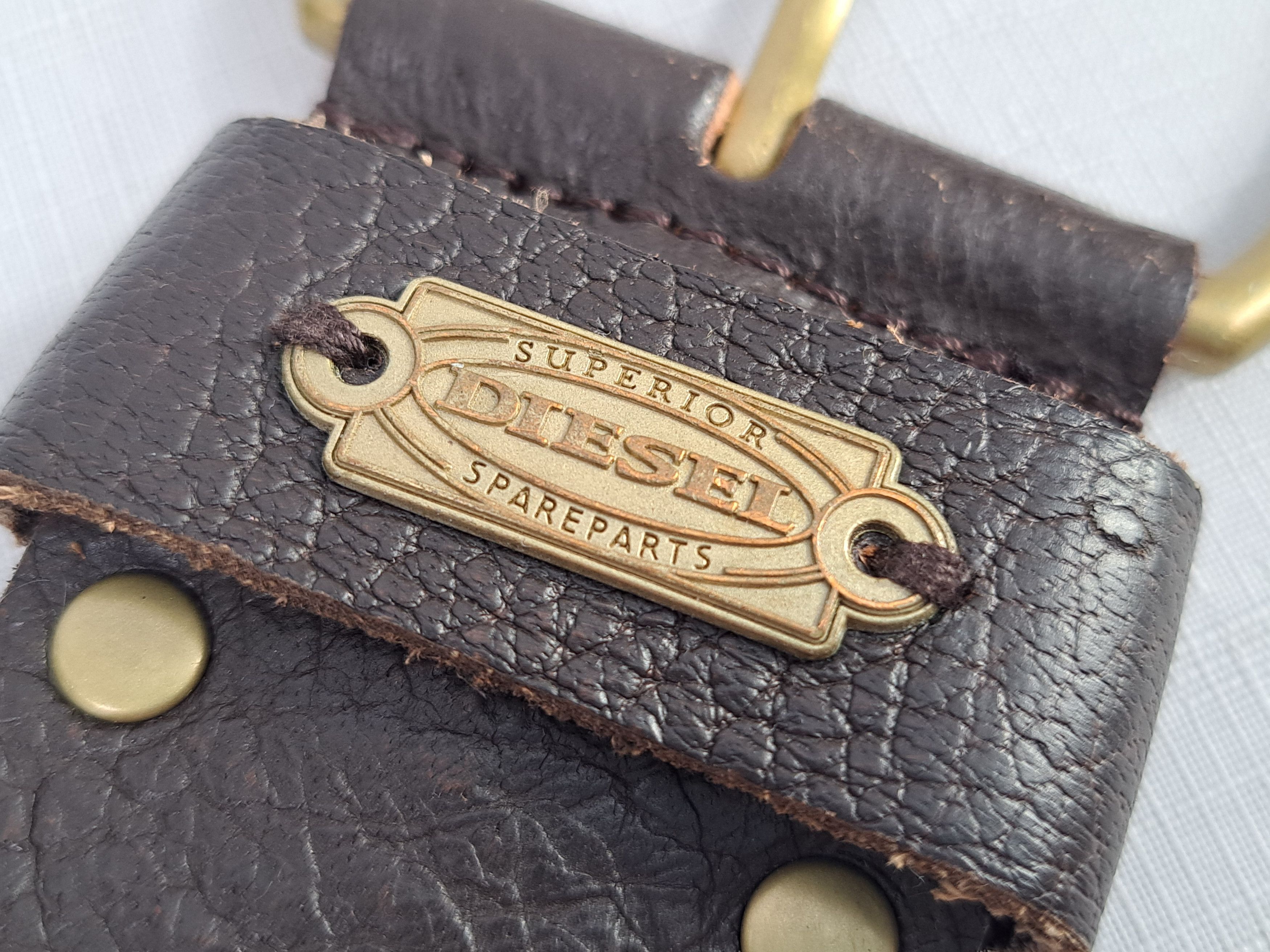 Diesel Diesel cow leather brown belt. Size ONE SIZE - 7 Thumbnail