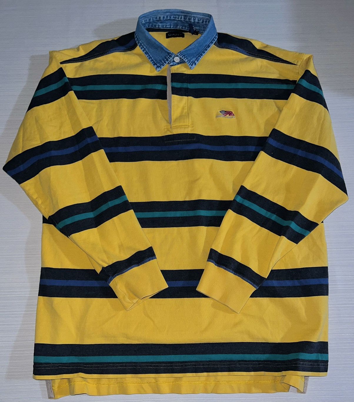 Gant × Vintage VINTAGE GANT USA RUGBY LS Size US XL / EU 56 / 4 - 2 Thumbnail