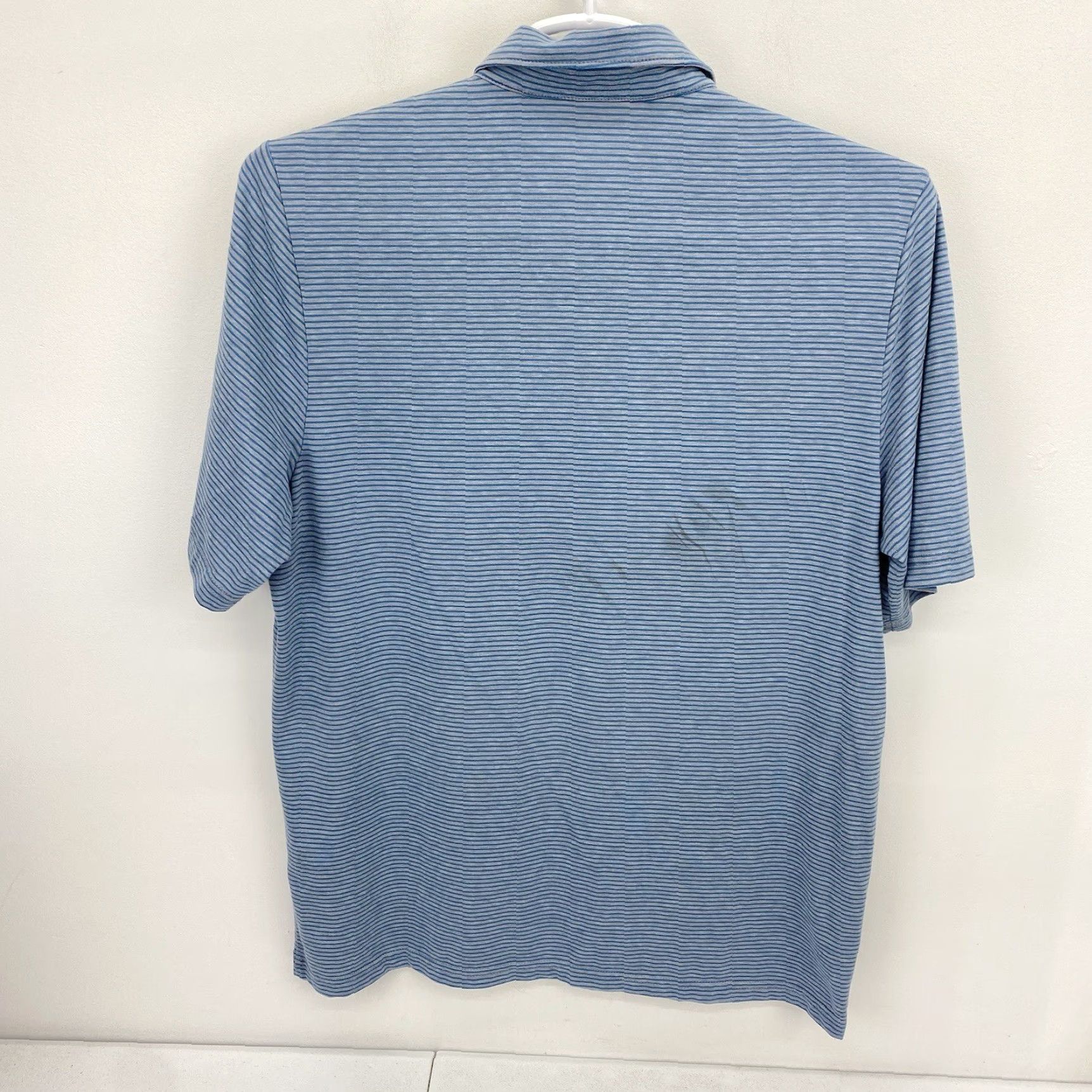 Vintage Criquet Polo Shirt Men Large blue Performance Organic Cotton Texas Golf Polo Shirt Mens Blue Texas Preppy Golf Size US L / EU 52-54 / 3 - 3 Thumbnail