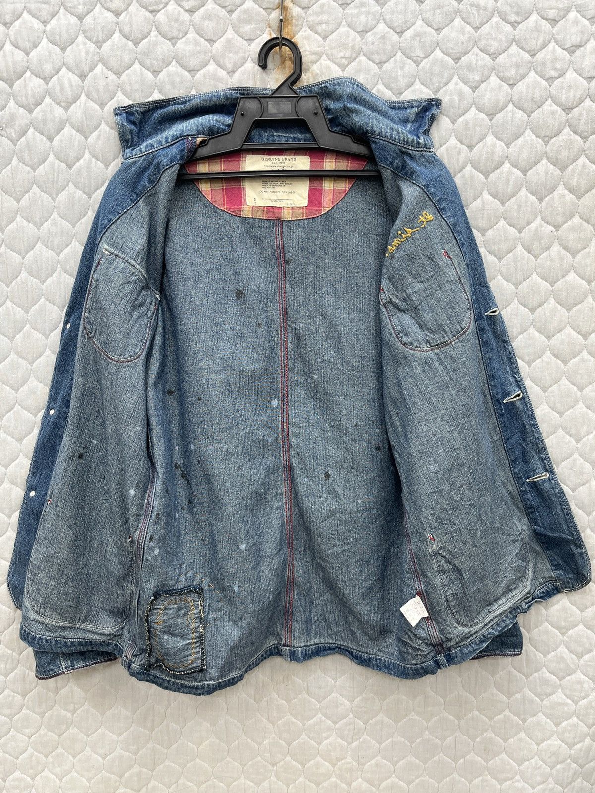KOJIMA GENES 🔥🔥🔥ARCHIVE M2 SQUARED DENIM CHORE JACKET Size M / US 6-8 / IT 42-44 - 11 Thumbnail