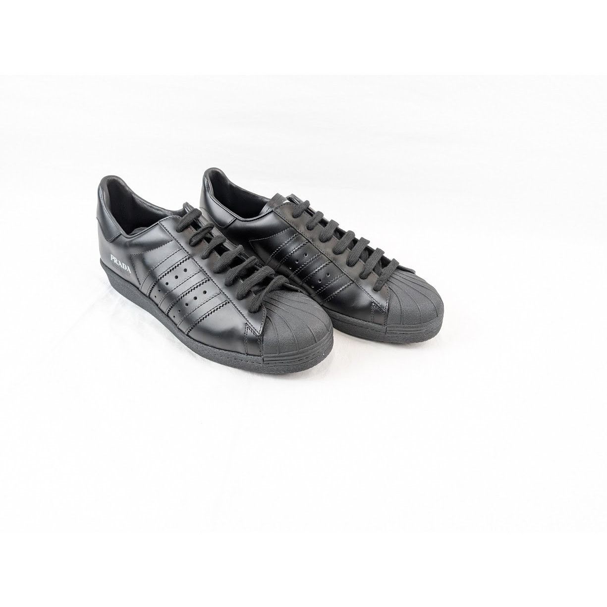 Prada o1rshd1 Brushed Calf Low-Top Sneakers in Black Size US 9.5 / EU 42-43 - 11 Thumbnail