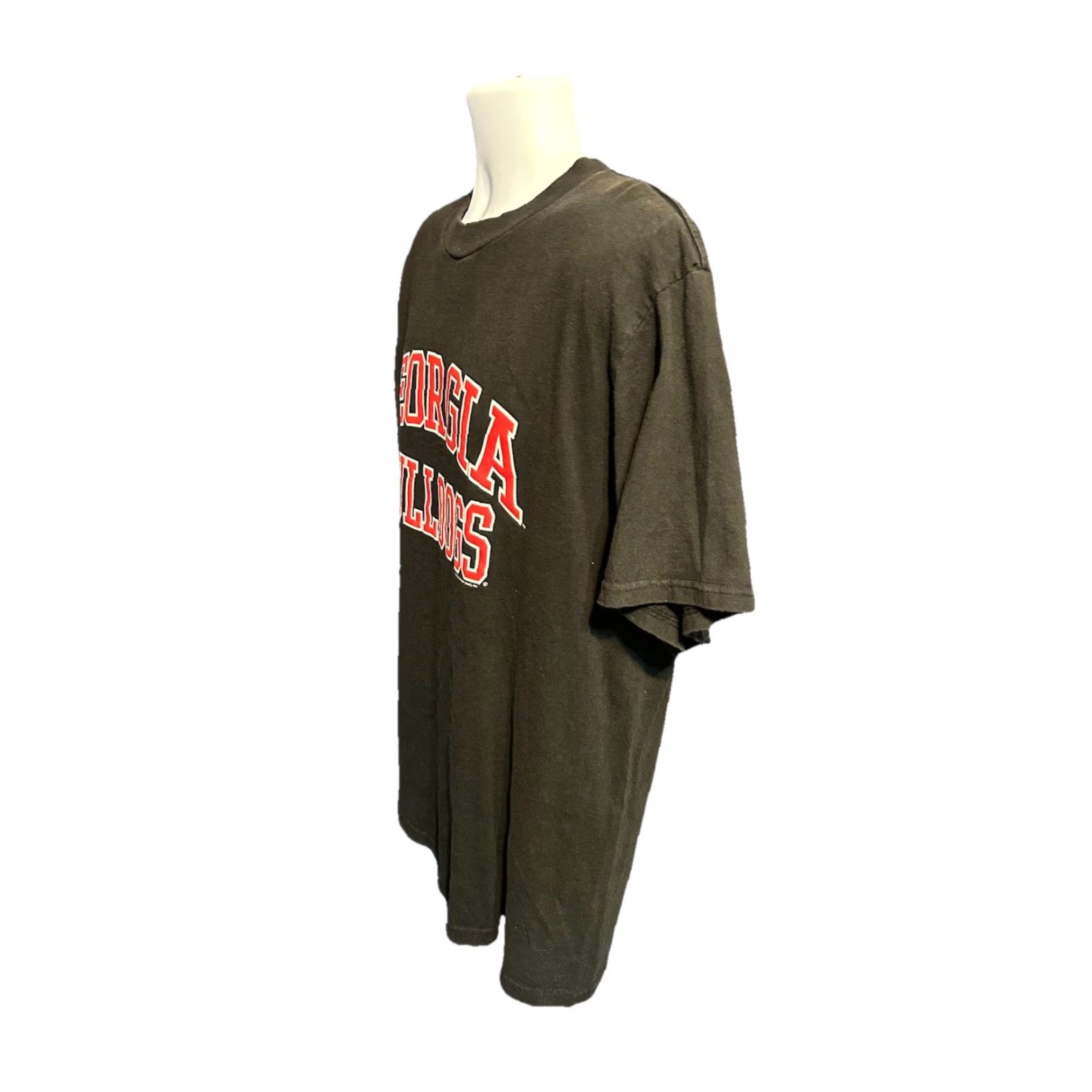 Lee VTG Georgia Bulldogs Shirt Men Large Black Short Sleeve Crew Neck Lee Sport Size US L / EU 52-54 / 3 - 3 Thumbnail