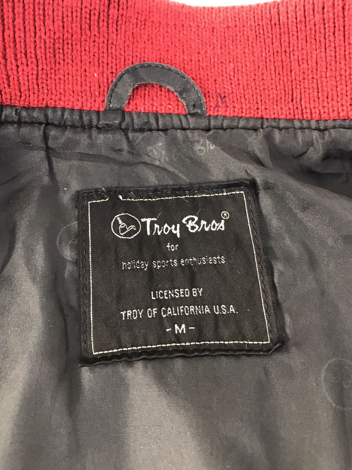 Japanese Brand Vtg Varsity Jacket Troy Bros Two Tones Colour Snap Button Size US M / EU 48-50 / 2 - 9 Thumbnail