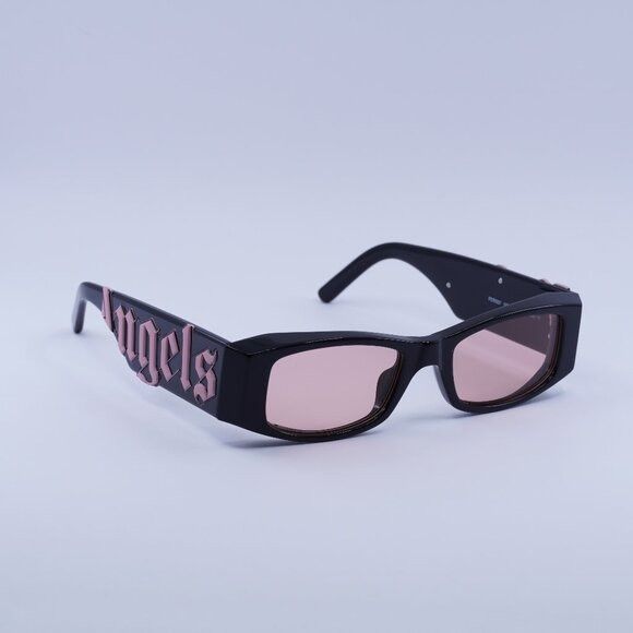 Palm Angels PERI007 ANGEL 1021 Sunglasses Black Rectangle