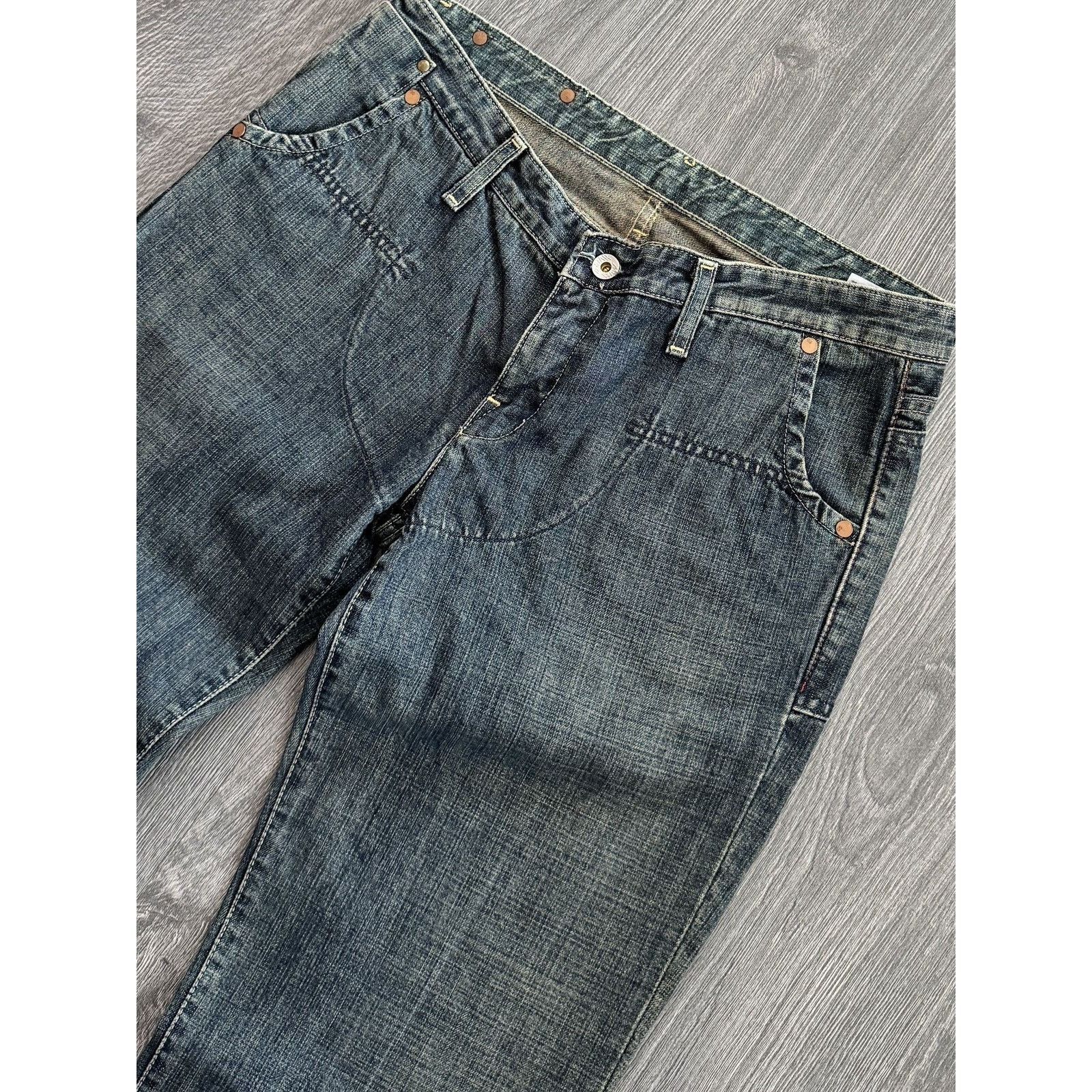 G-Star Y2K VIntage G-Star Grainy Texture Jeans Size US 32 / EU 48 - 4 Thumbnail