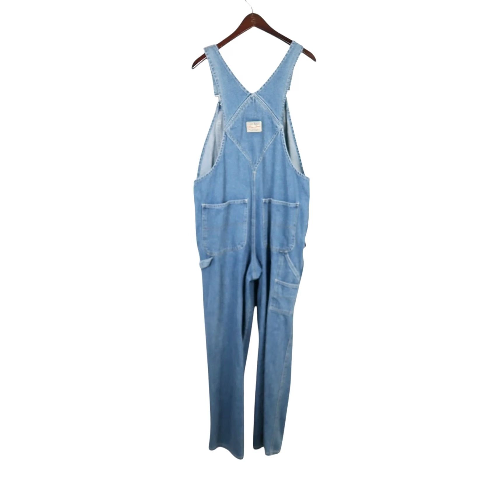 Old Navy VINTAGE Old Navy Riza Overalls Jeans Denim Men Medium Blue 29in Inseam 100% Cotton 90s Theme Jeans Overalls—Shirt? Size US 31 - 3 Thumbnail