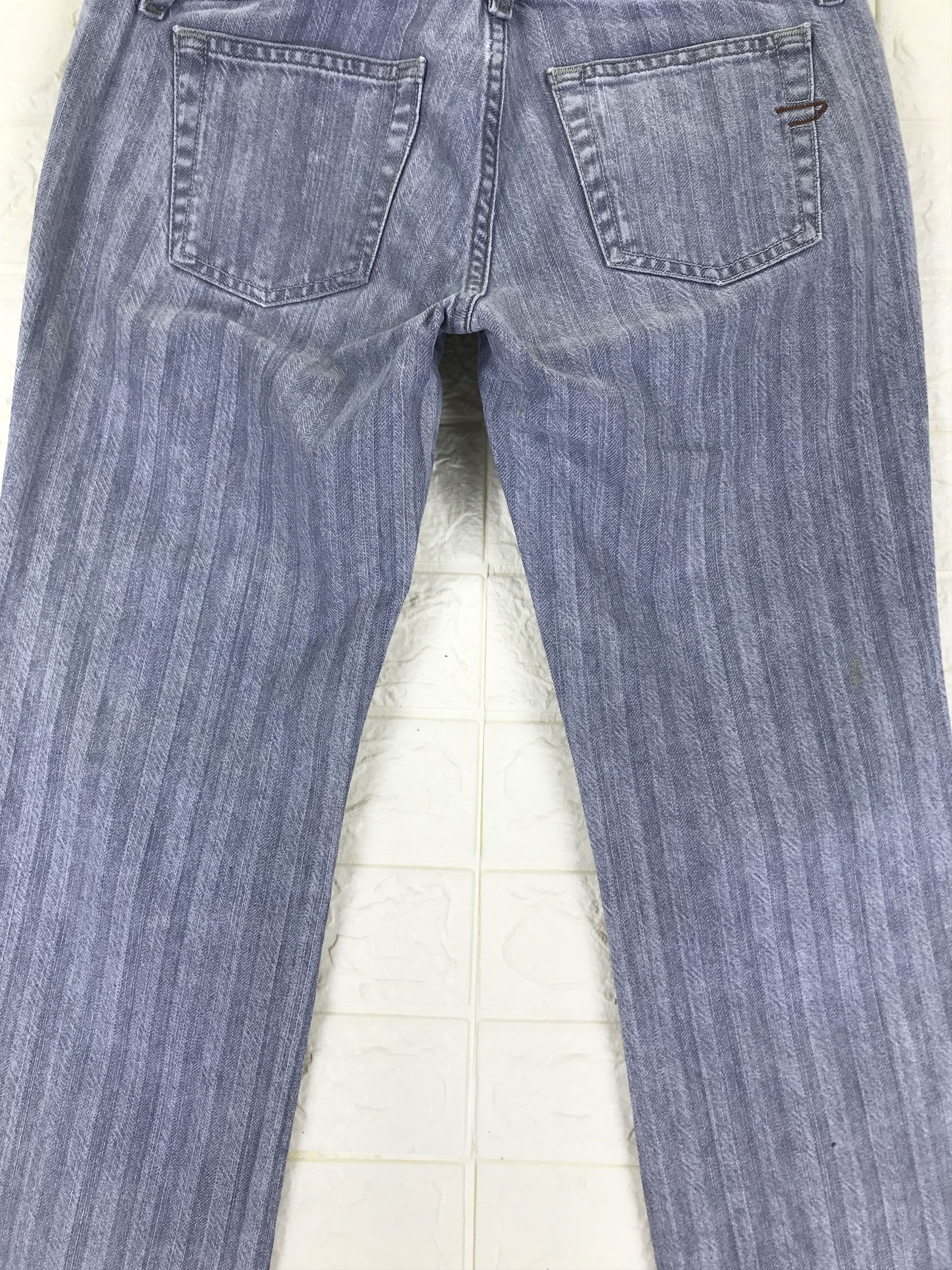 Diesel Vintage Diesel Striped Design Flare Jeans Size 26" / US 2 / IT 38 - 7 Thumbnail