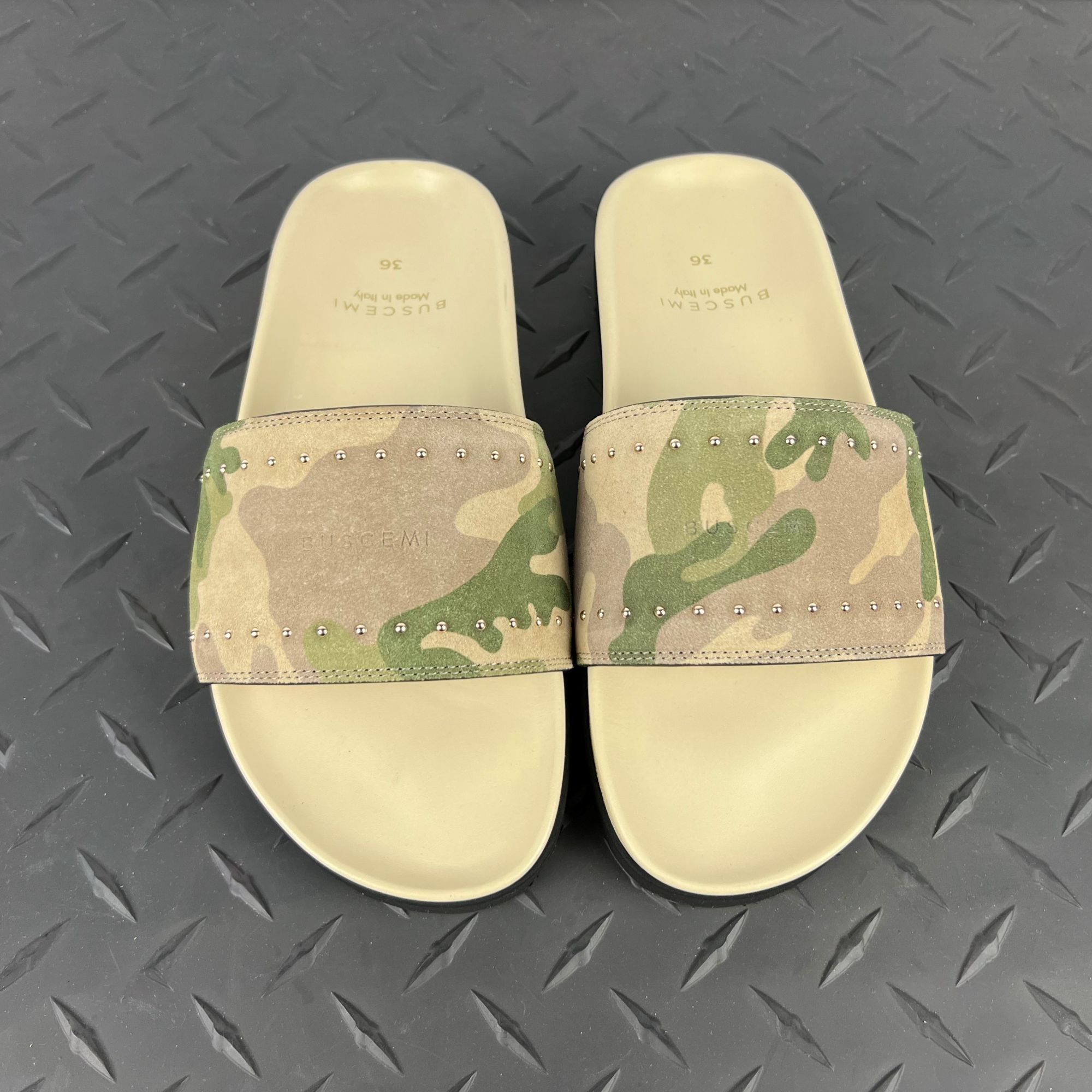 Buscemi Buscemi Slide Camou Suede Sandals US 6 EU 36 Size US 6 / IT 36 - 5 Thumbnail
