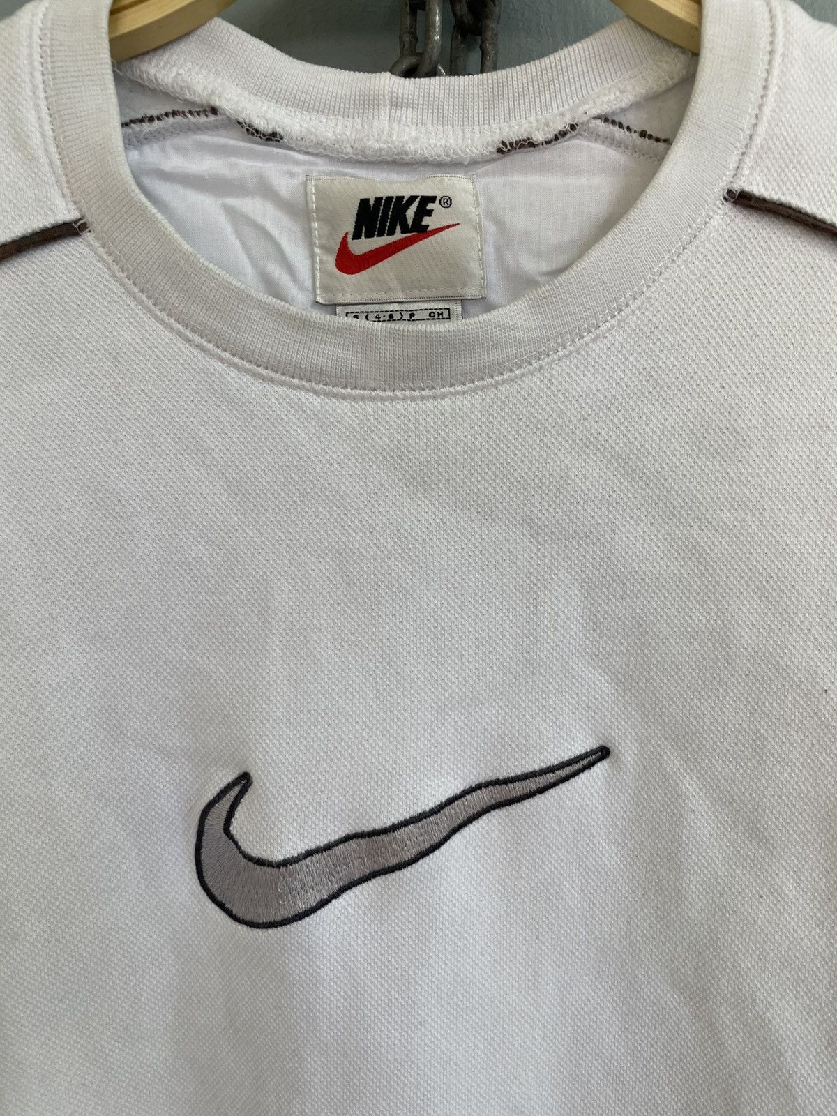 Nike × Vintage Vintage 90s Nike sweatshirt Size S / US 4 / IT 40 - 4 Thumbnail