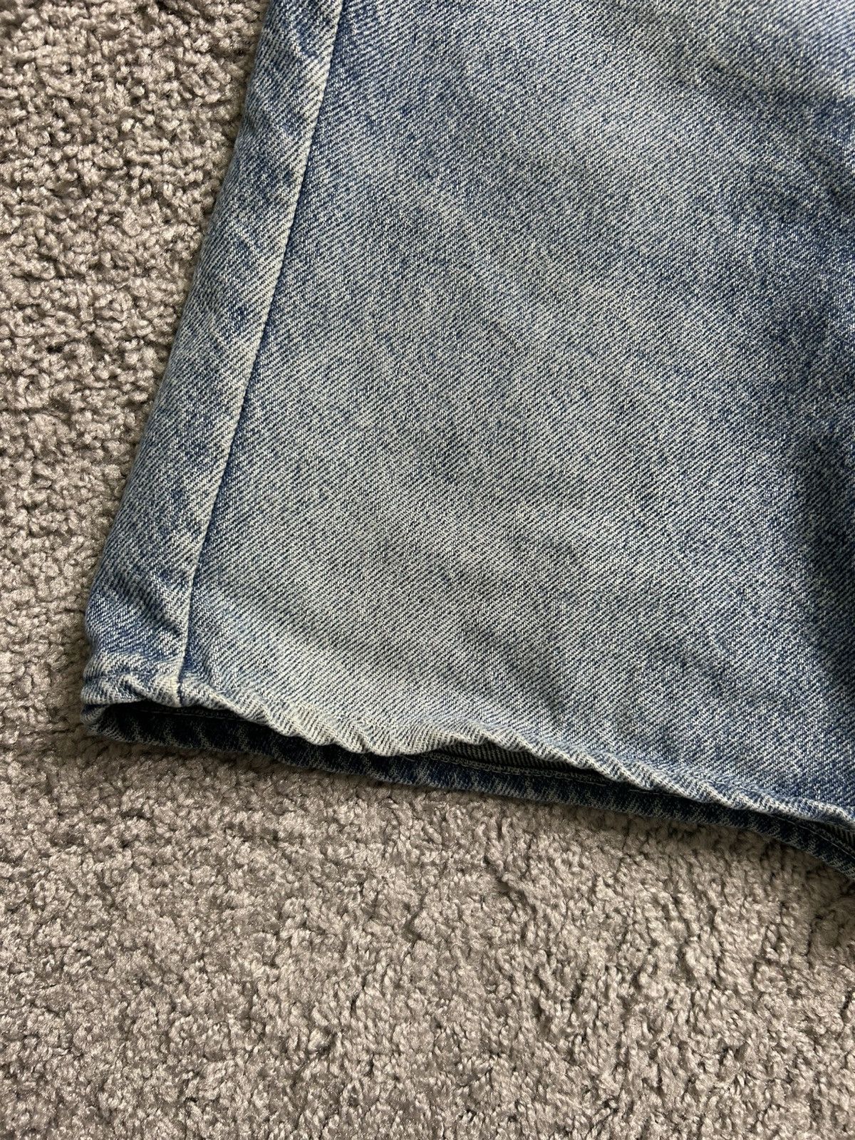 Vintage Vintage 90s Levi’s 505 Denim Shorts Orange Tab USA Size US 38 / EU 54 - 2 Thumbnail