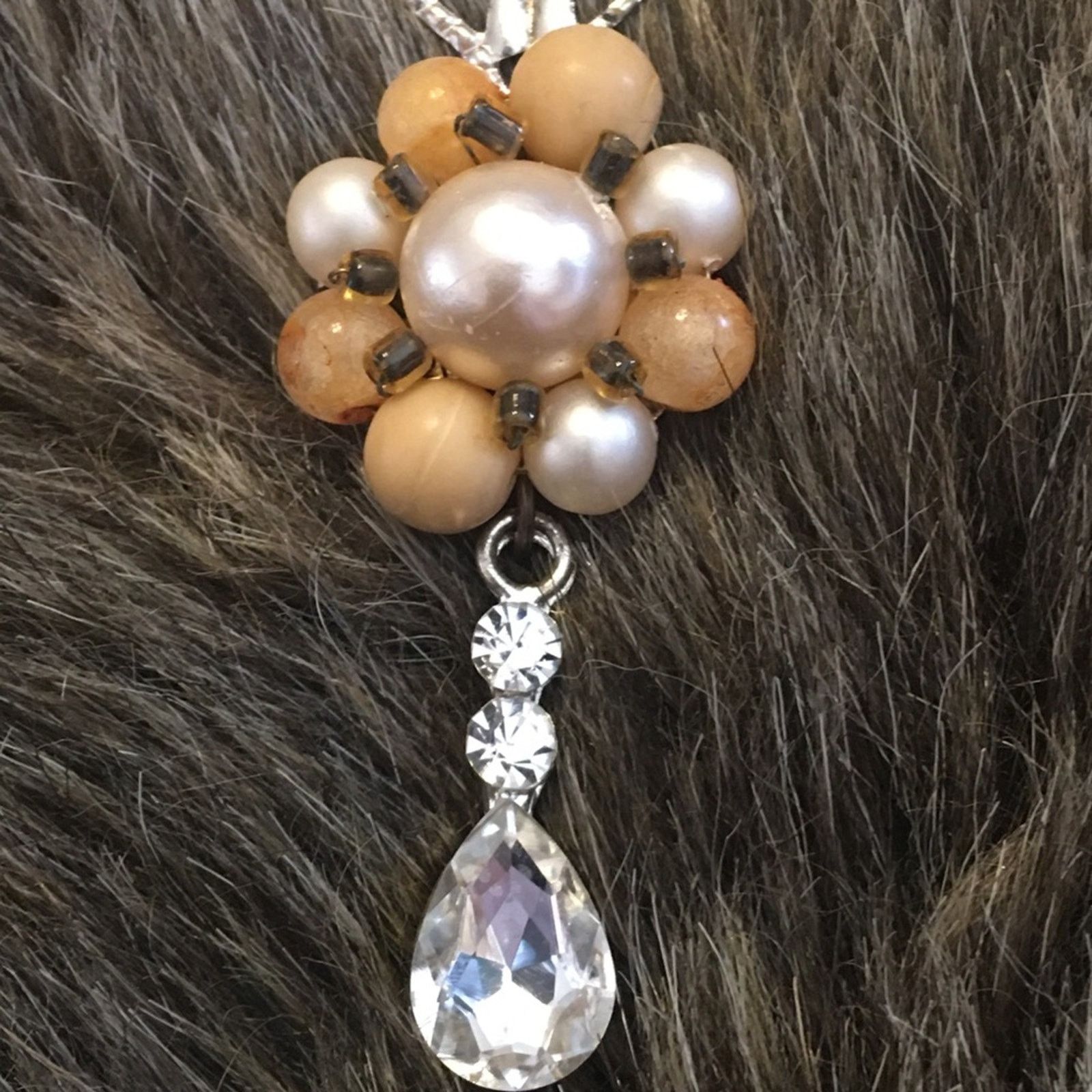 Vintage Vintage repurpose salvaged estate gem keychain Size ONE SIZE - 6 Thumbnail
