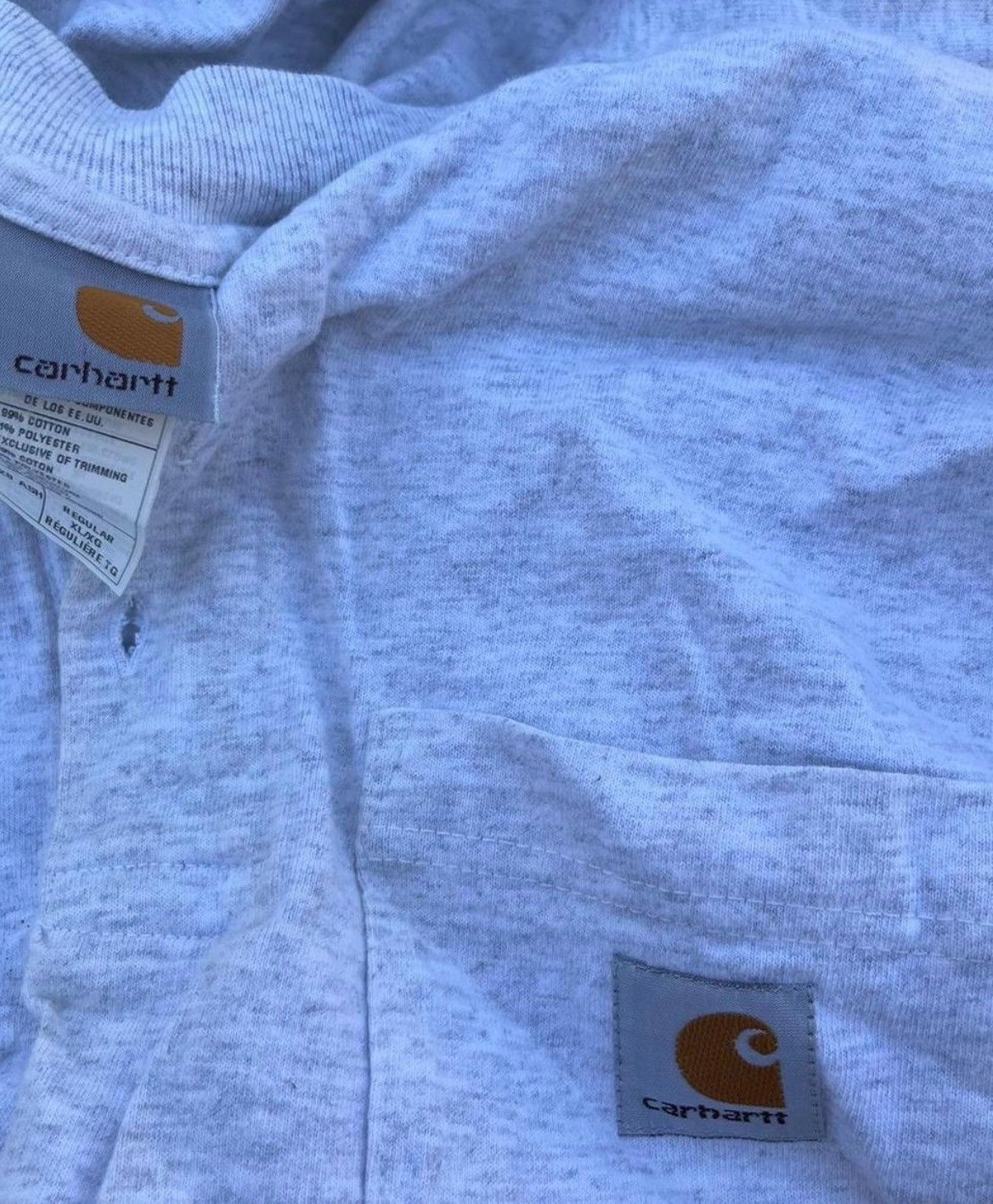 Carhartt Carhartt K128 Loose Fit Heavyweight Henley Long Sleeve XL Size US XL / EU 56 / 4 - 8 Thumbnail