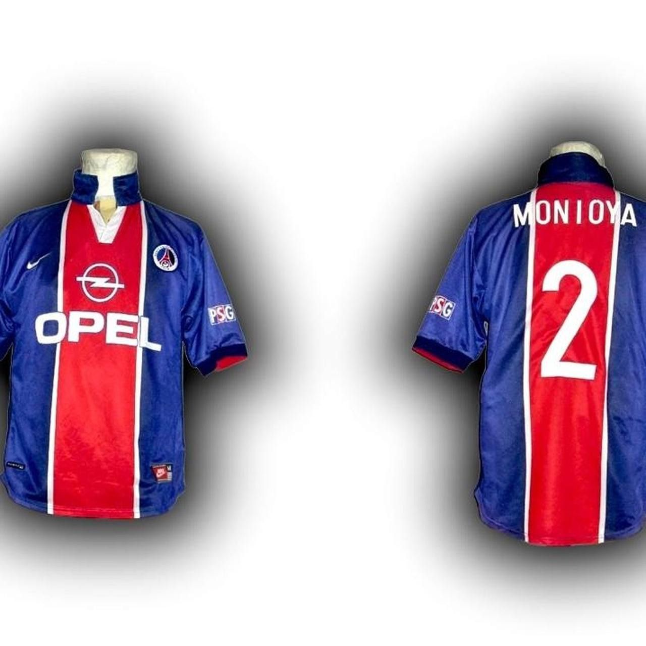 Nike Paris Saint Germain France 1998 1999 Home Shirt Jersey Size US M / EU 48-50 / 2 - 2 Thumbnail
