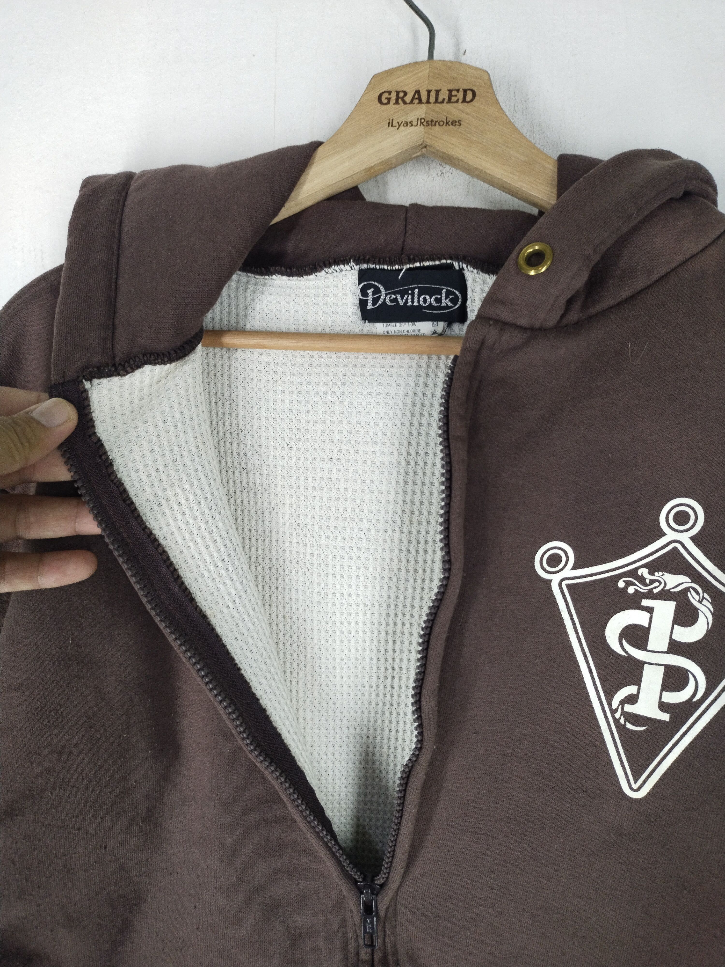 Camber Vintage Camber x Devilock Spellout Logo Faded Hoodie Size US L / EU 52-54 / 3 - 7 Thumbnail