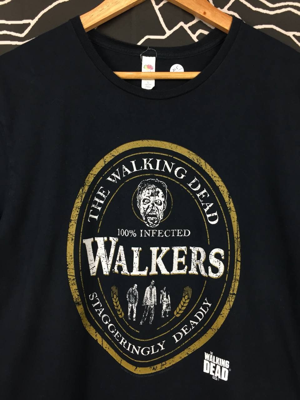 Vintage Vtg The Walking Dead TV Series Infected Walkers Tee Size US L / EU 52-54 / 3 - 3 Thumbnail