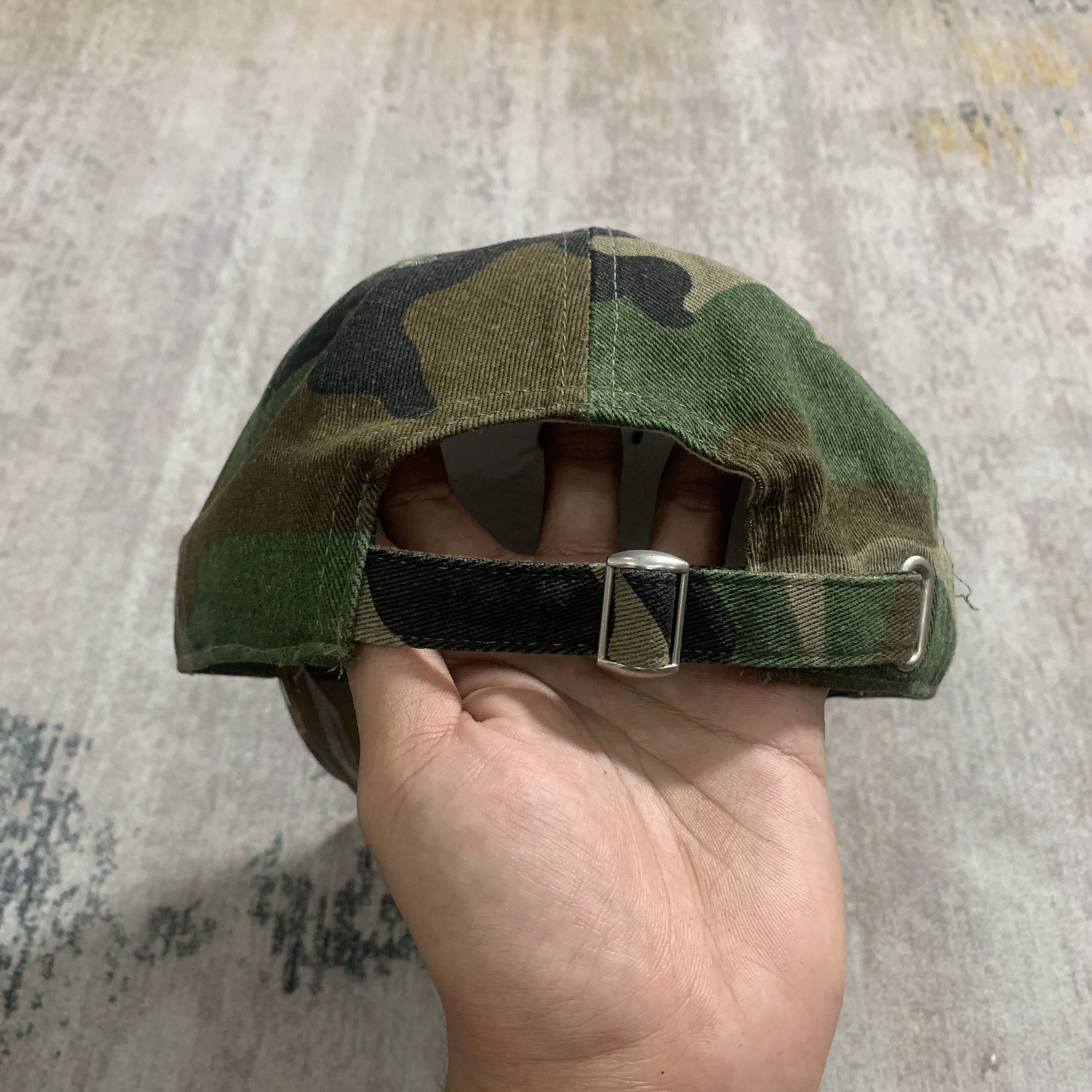 Stussy STUSSY BASIC WASHED LOW PRO CAP WOODLAND CAMO Size ONE SIZE - 4 Thumbnail