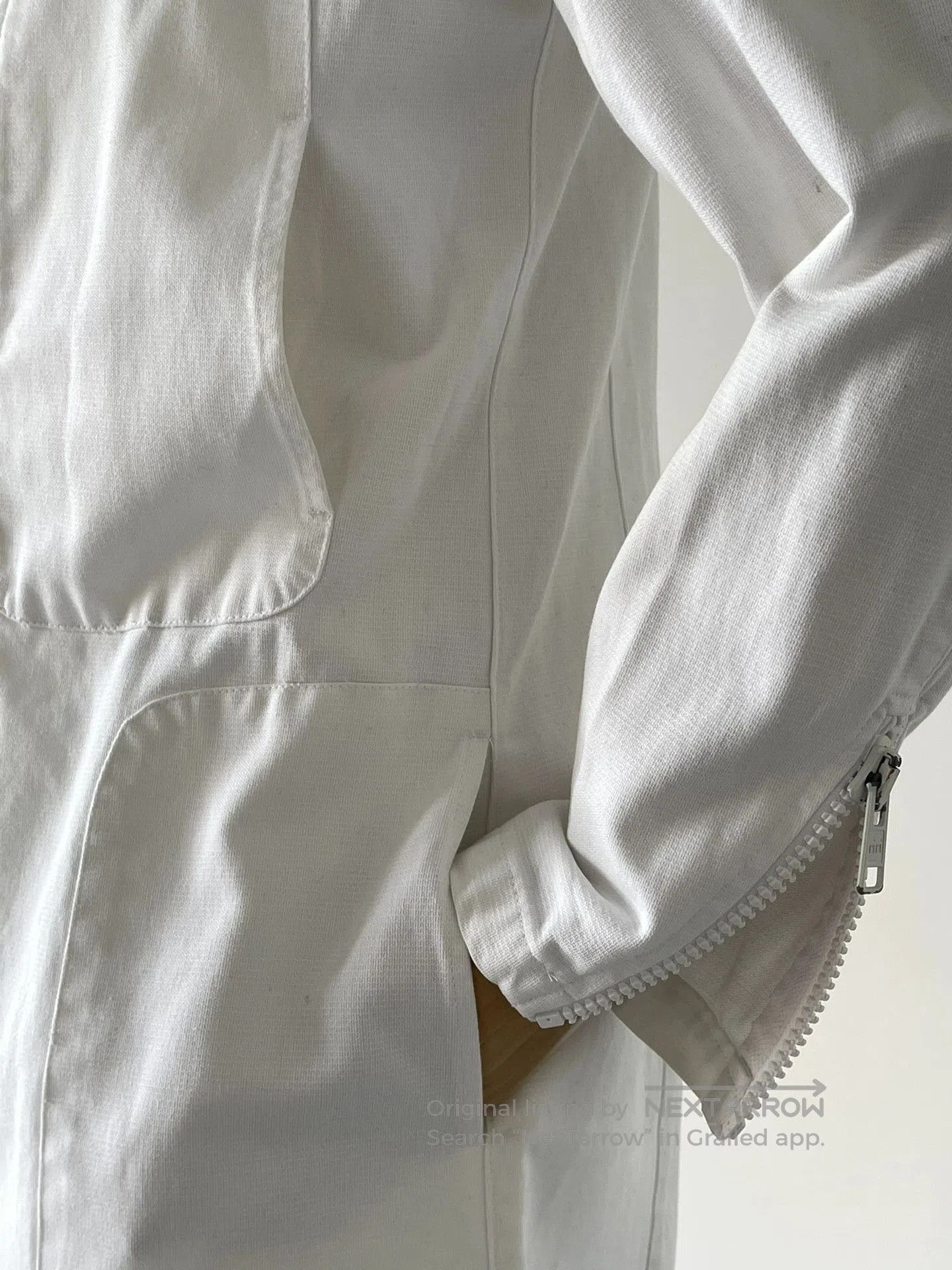 Maison Margiela Maison Martin Margiela 90s White Denim Jacket. Size US XXS / EU 40 - 6 Thumbnail