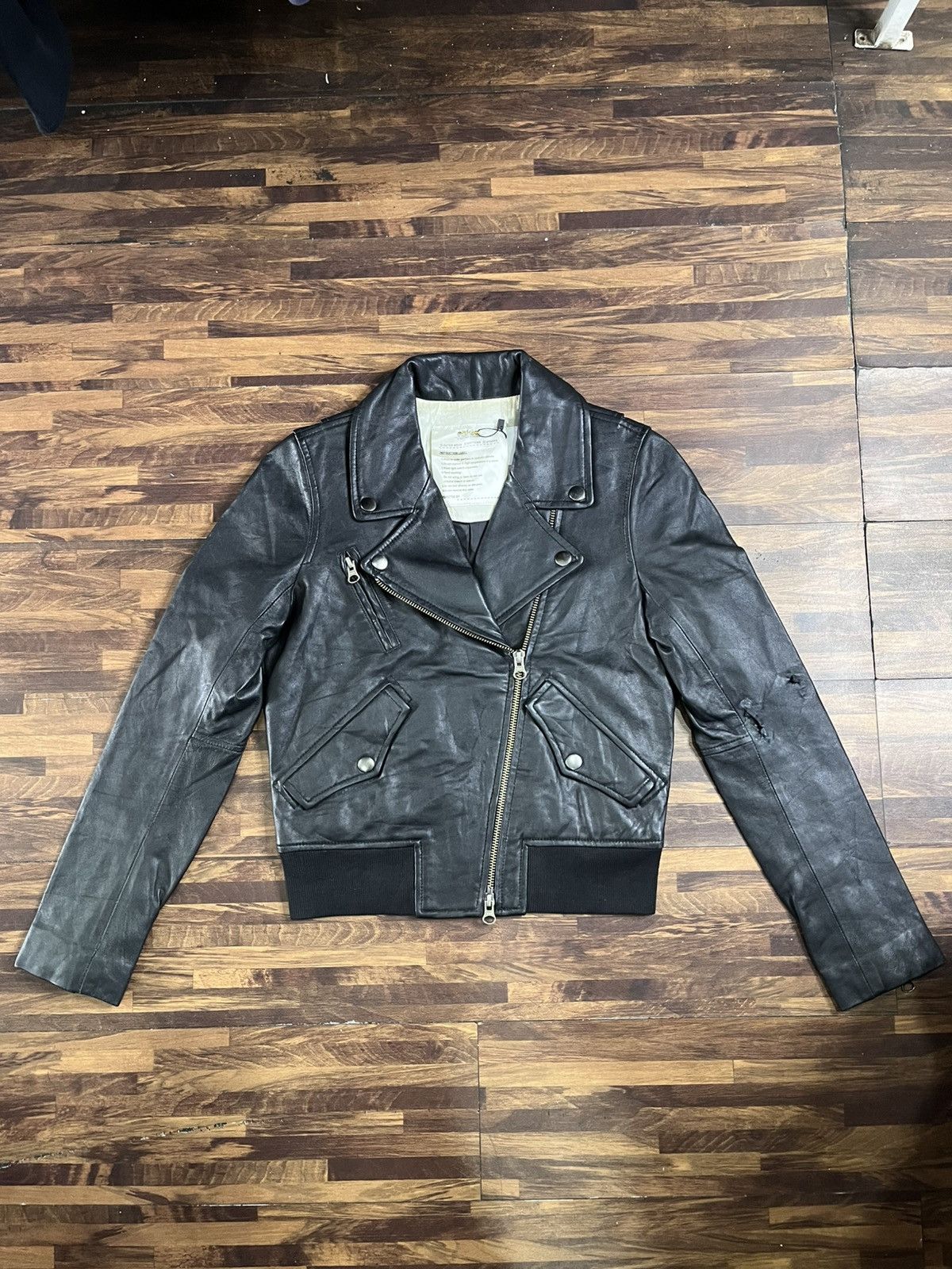 Leather Snidel Women's Black Lightweight Leather Jacket Size S / US 4 / IT 40 - 1 Thumbnail