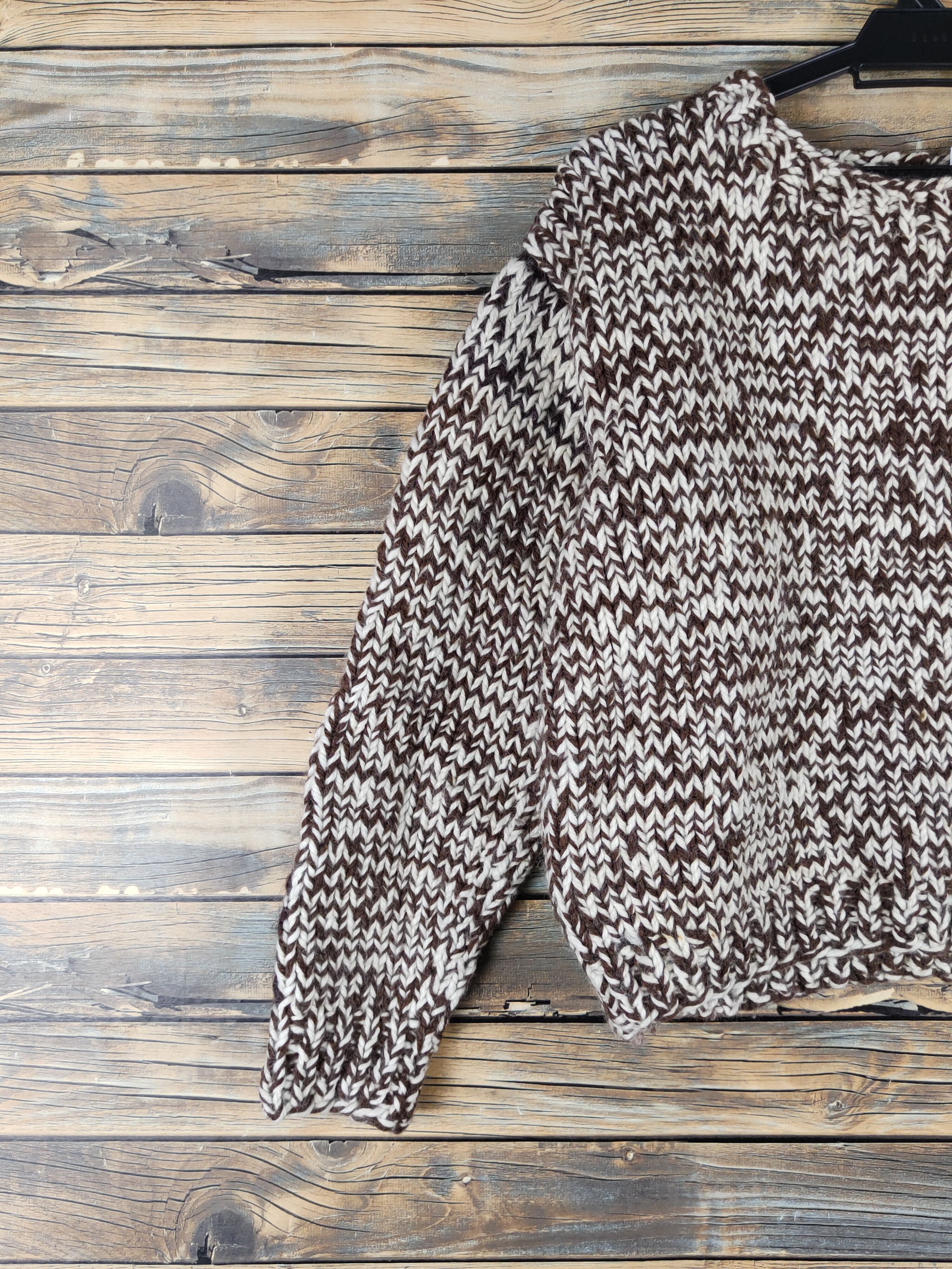Japanese Brand Japanese Brand Brown Knitwear Crop Tops #W1936 Size M / US 6-8 / IT 42-44 - 3 Thumbnail