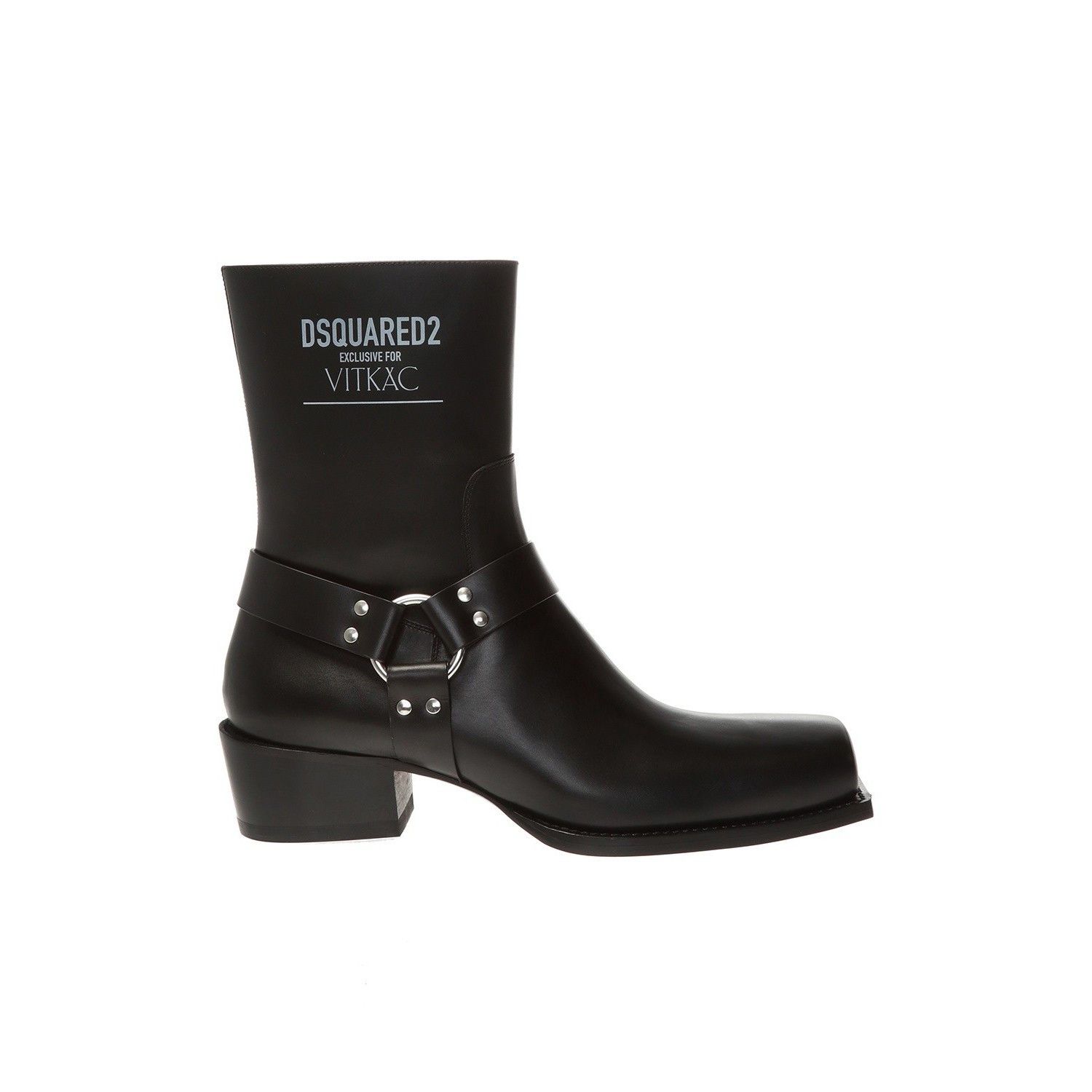 Dsquared2 DSQUARED2 Black Ankle Boots New & Authentic (Men's size:8;) Size US 8 / EU 41 - 1 Thumbnail