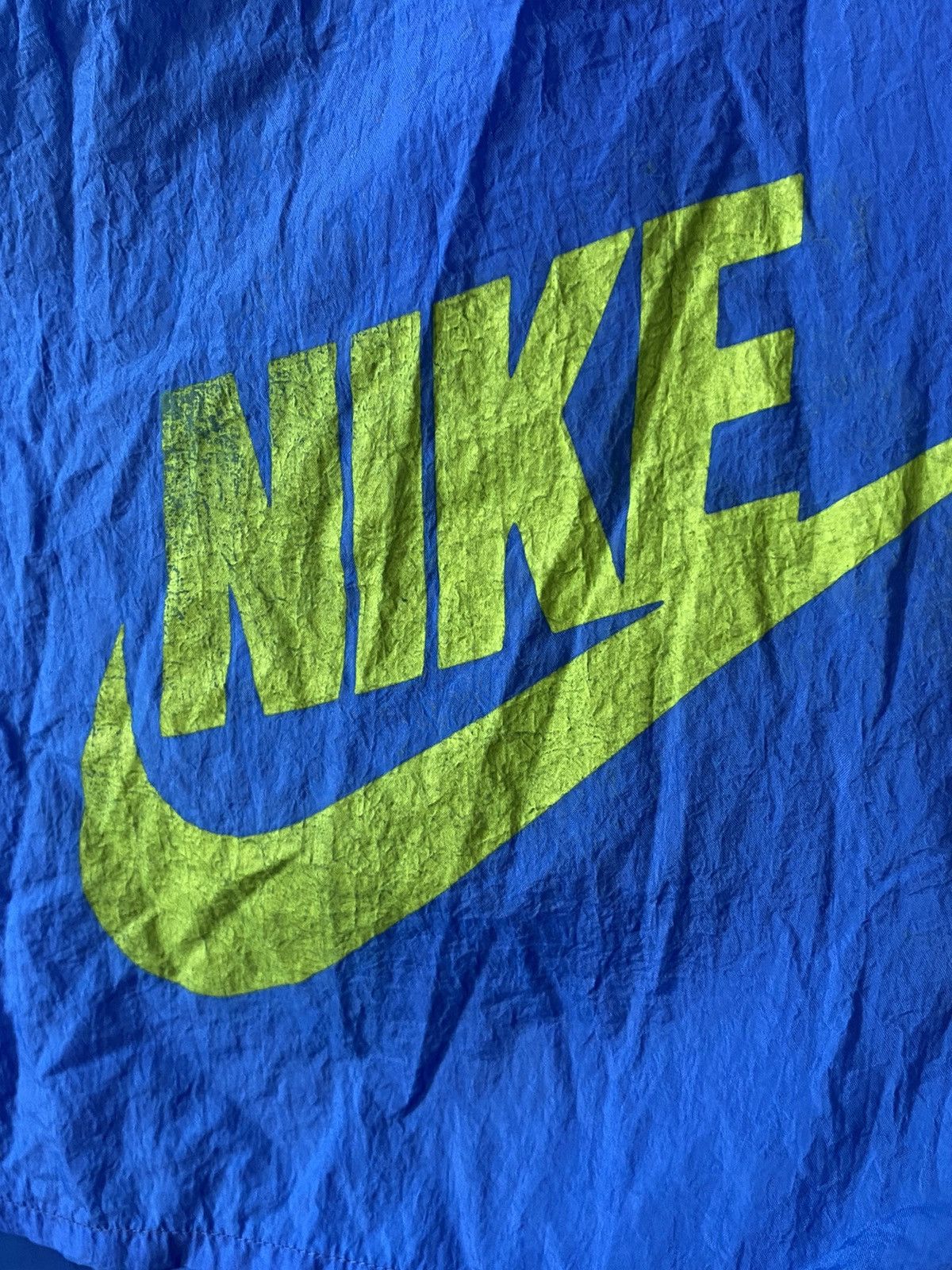 Nike × Vintage Crazy Vintage 90s Nike Shorts Rare Big Logo Size US 33 - 3 Thumbnail
