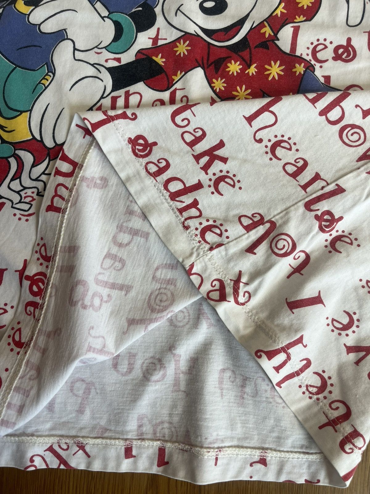 Disney Vtg OVP Disney Mickey&Minnie Mouse Americanwear 90’s Tshirt Size US M / EU 48-50 / 2 - 9 Thumbnail