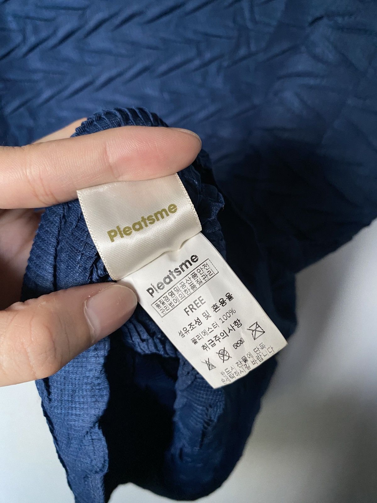 Issey Miyake × Japanese Brand × Yohji Yamamoto Pleatsme Pleated Neck Top Issey Style Size ONE SIZE - 5 Thumbnail