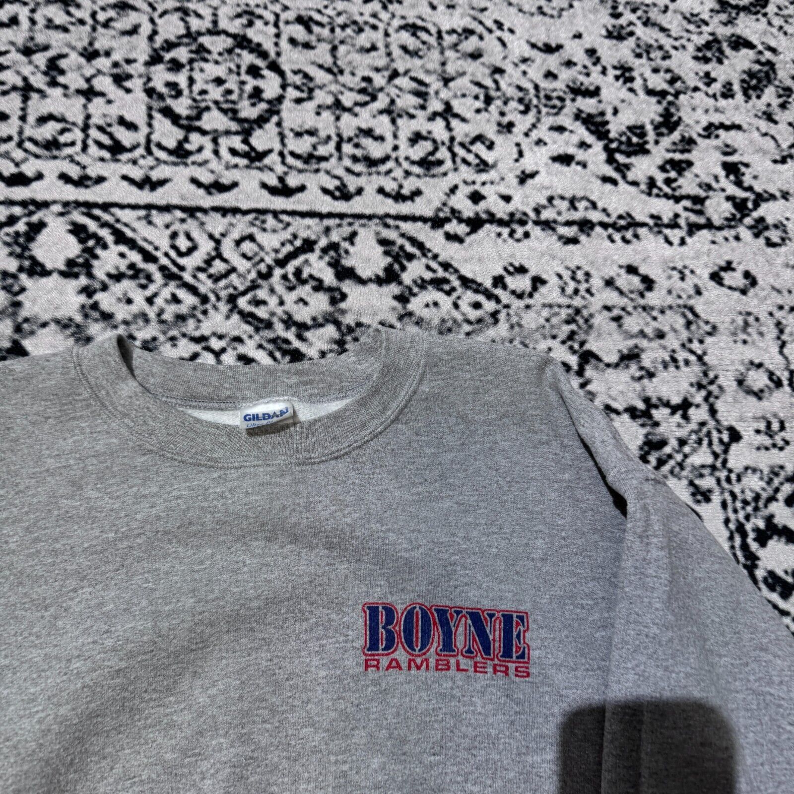 Vintage Vintage Gray Cotton Crewneck Size M Boyne Ramblers Y2K 90s Size US M / EU 48-50 / 2 - 13 Thumbnail