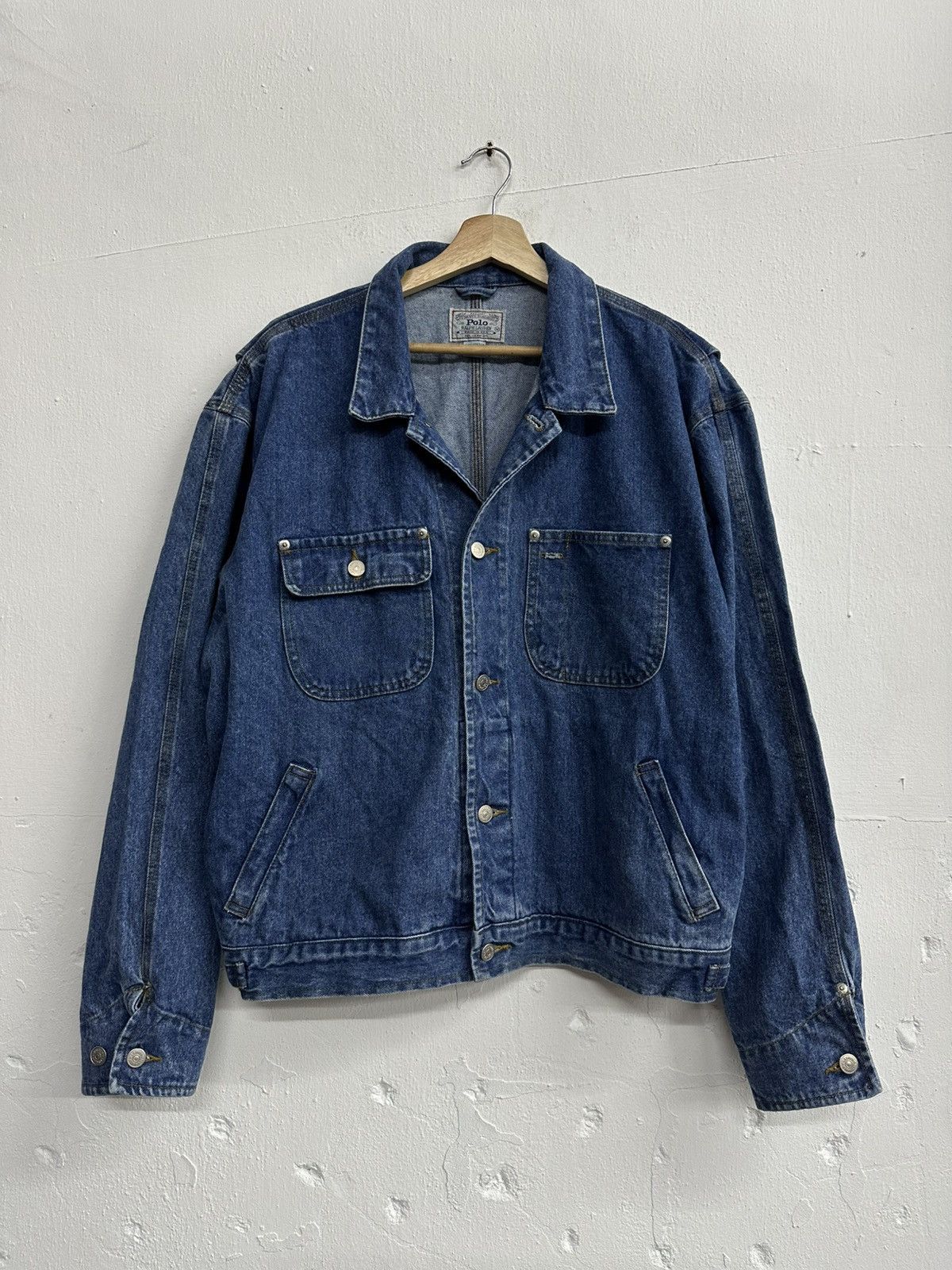 Polo Ralph Lauren 90’s Polo Ralph Lauren Denim Ye’ Style Jacket Size US M / EU 48-50 / 2 - 2 Thumbnail