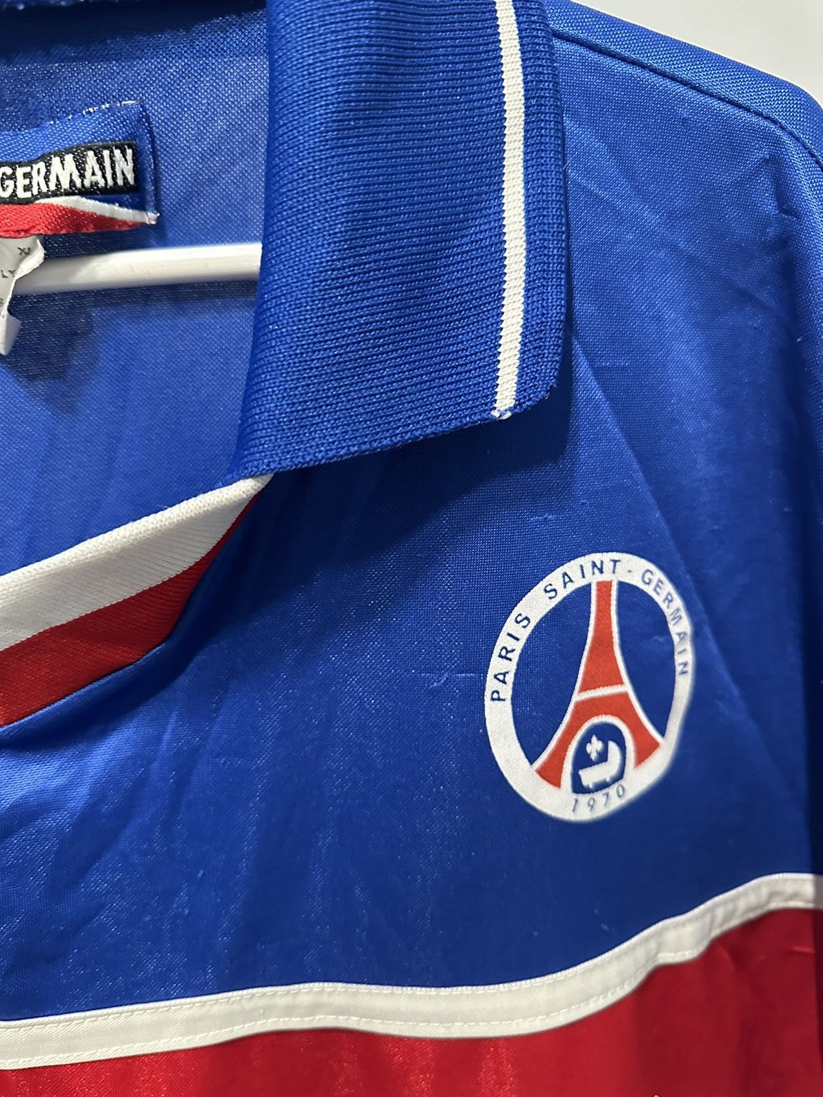 Nike Vintage 90s Jersey PSG Soccer Shirt Y2K Block Core Size US XL / EU 56 / 4 - 17 Thumbnail