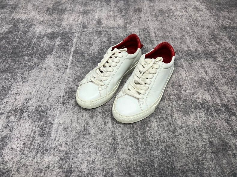 Givenchy Sise37 Red Tail White Shoes Casual Shoes