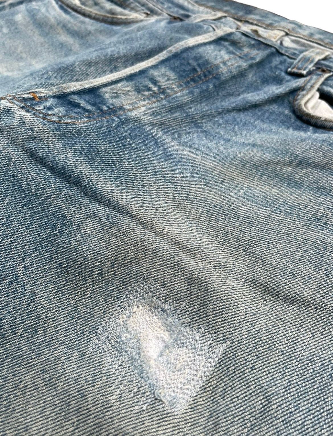 Levi's Vintage Levi’s 501 1987 Usa Aging Rework Zigzag Size US 33 - 16 Thumbnail