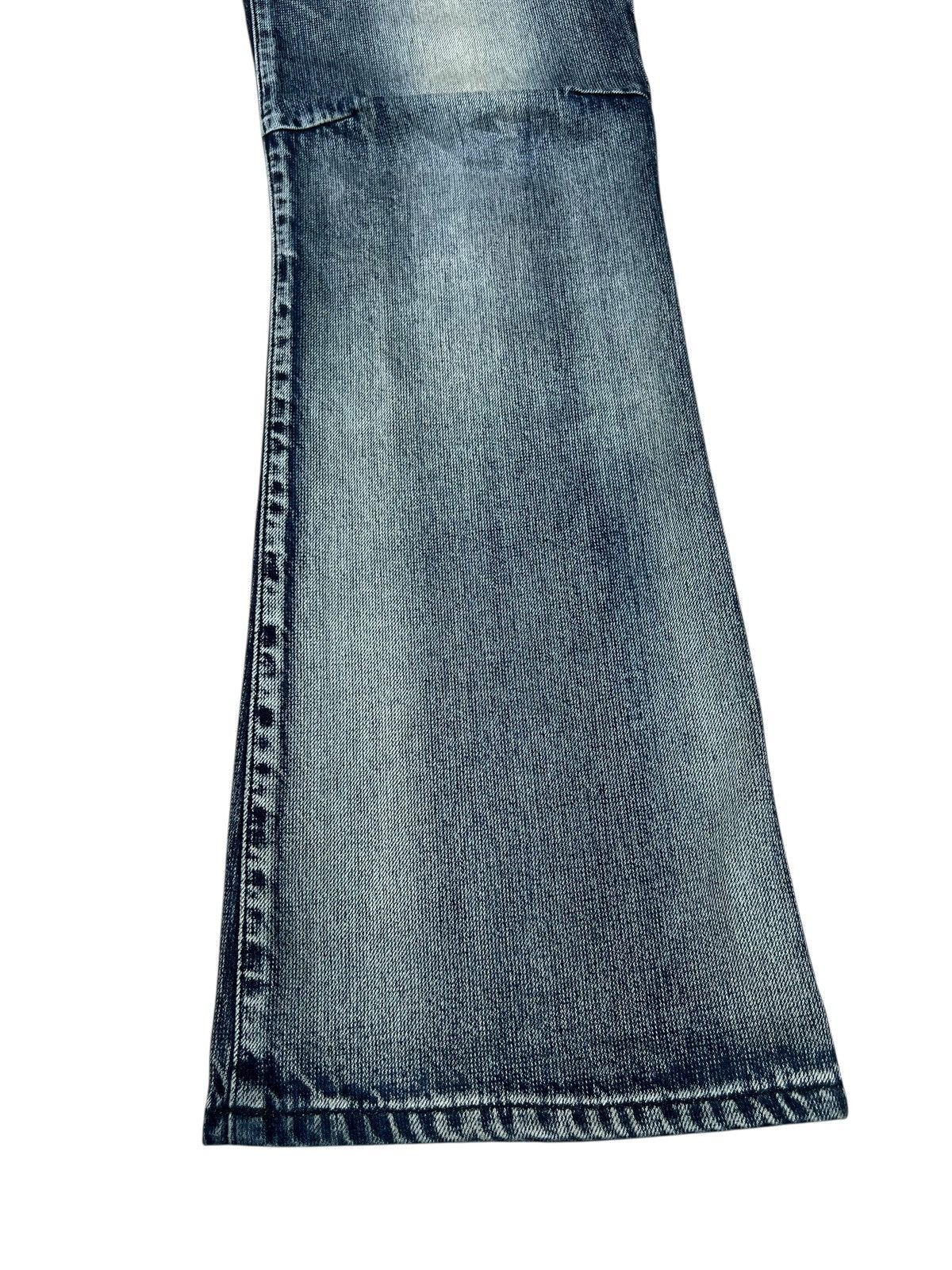 Edwin 2000s Edwin E-Function Mud Wash Fade Denim Bootcut Jeans Size US 32 / EU 48 - 13 Thumbnail